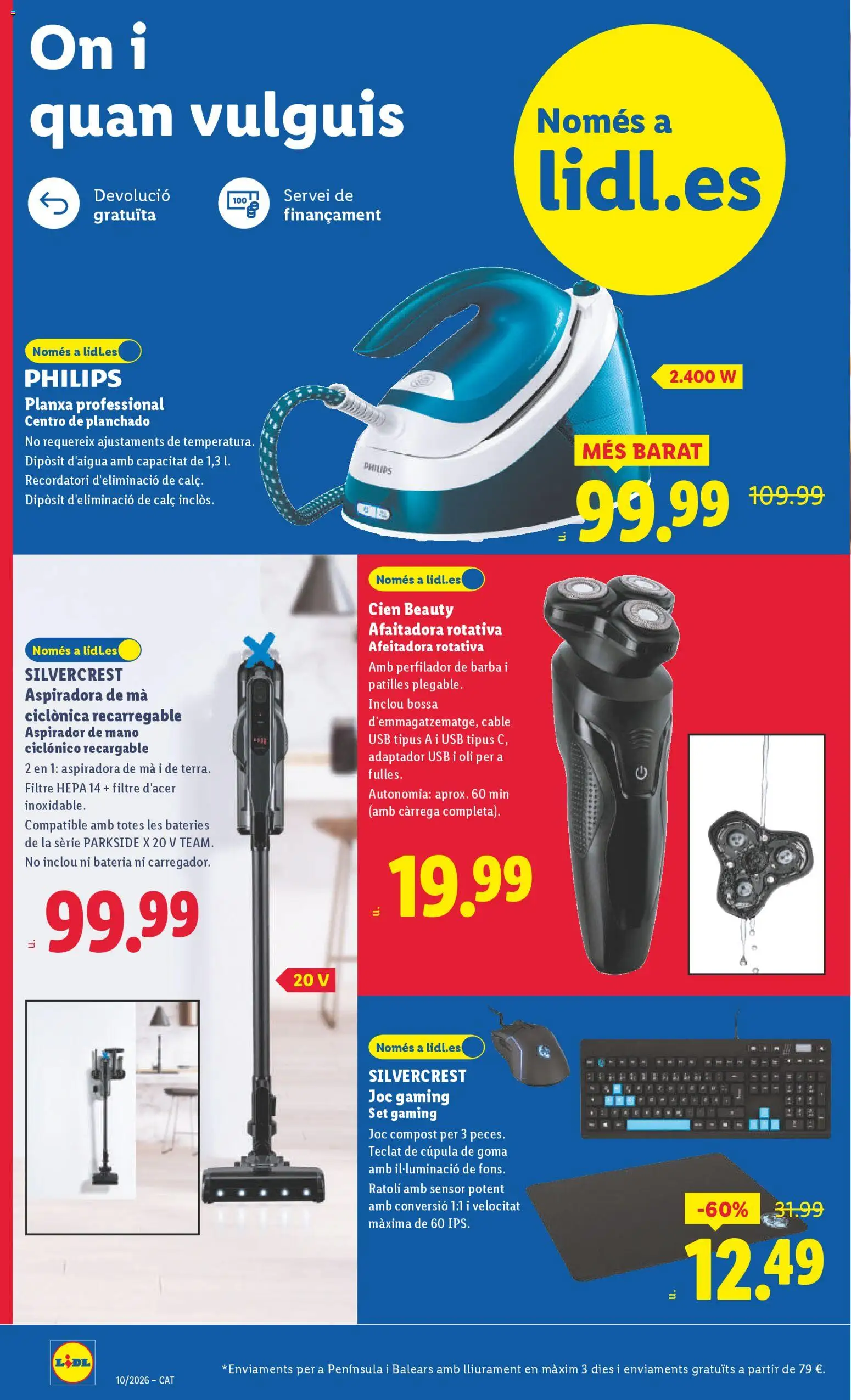 Lidl folleto de bazar │ válido desde el 02.03.2026 | Página: 2 | Productos: Cable, Adaptador, Aspiradora, Aspirador