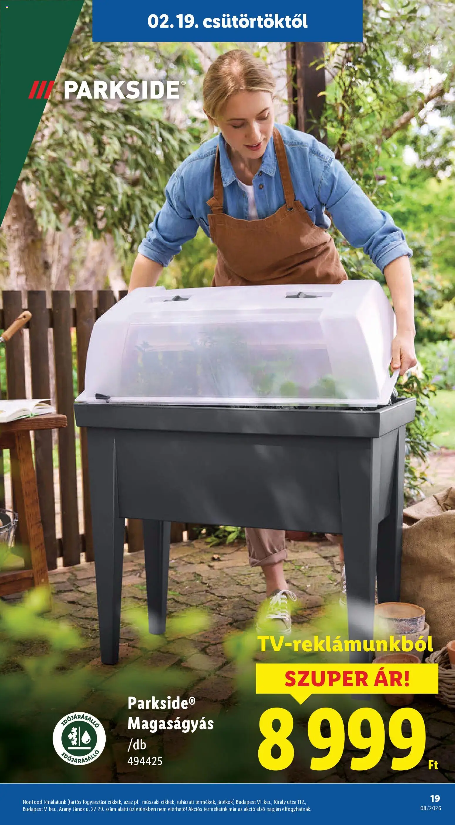 Lidl akciós ujság - amely érvényes a következő dátumtól: 19.02.2026 | Oldal: 19