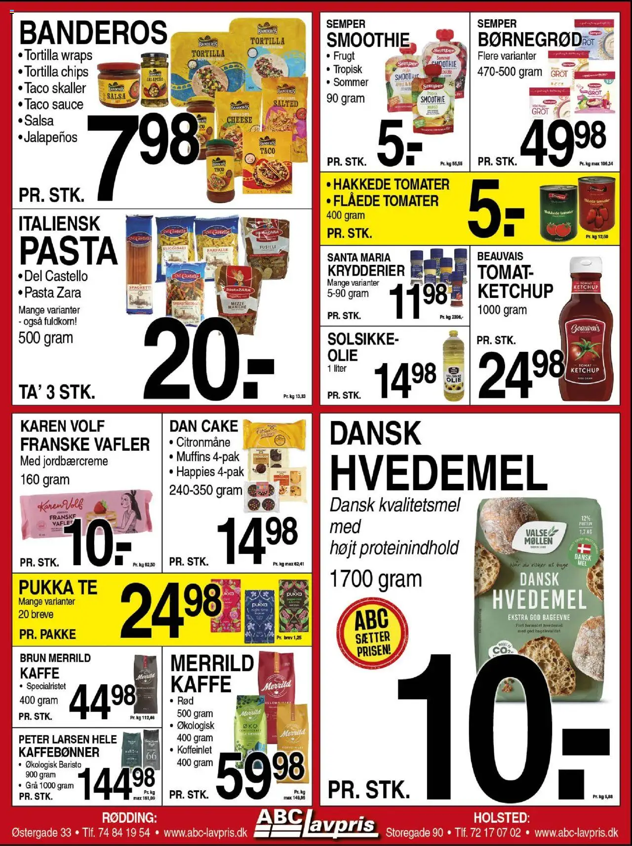 Abc Lavpris Tilbudsavis gyldig fra 06.08.2025 | Side: 6 | Produkter: Mango, Ketchup, Hakkede tomater, Taco