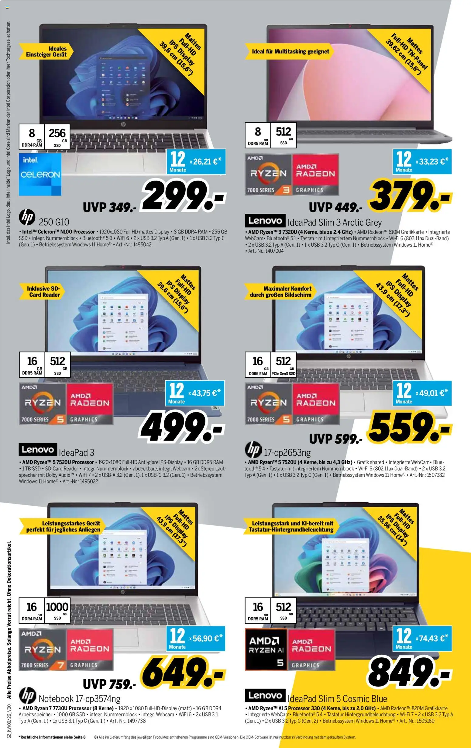 Medimax Prospekt 	 – gültig ab 20.02.2026 | Seite: 2 | Produkte: Lenovo, HP, Grafikkarte, Tastatur