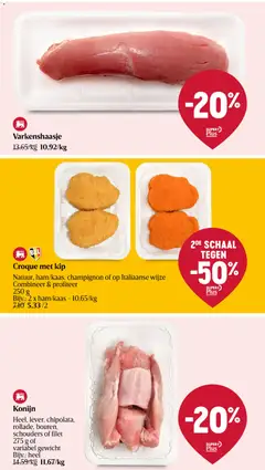 Croque met kip, Chicken croquettes, available in natural, ham/cheese, mushroom, or Italian style. Combine and save. 250 g. - Voorbeeld van een folder van Delhaize, geldig van 06.11.2025 | Pagina: 17