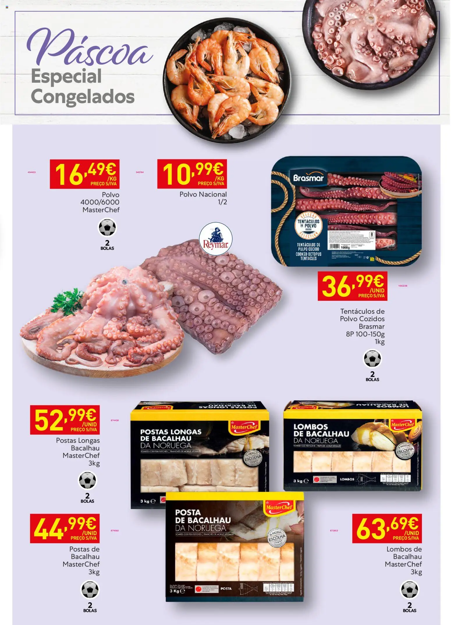 Recheio Horeca │ válido de 17.03.2026 | Página: 21 | Produtos: Bacalhau, Polvo