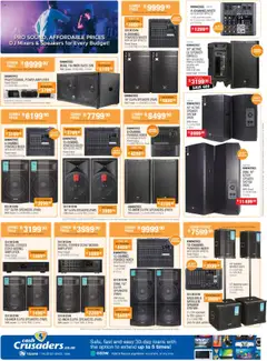 Cash Crusaders Specials │ valid from 19.07.2025 | Page: 4 | Products: Satellite, Speaker, USB, Mixer
