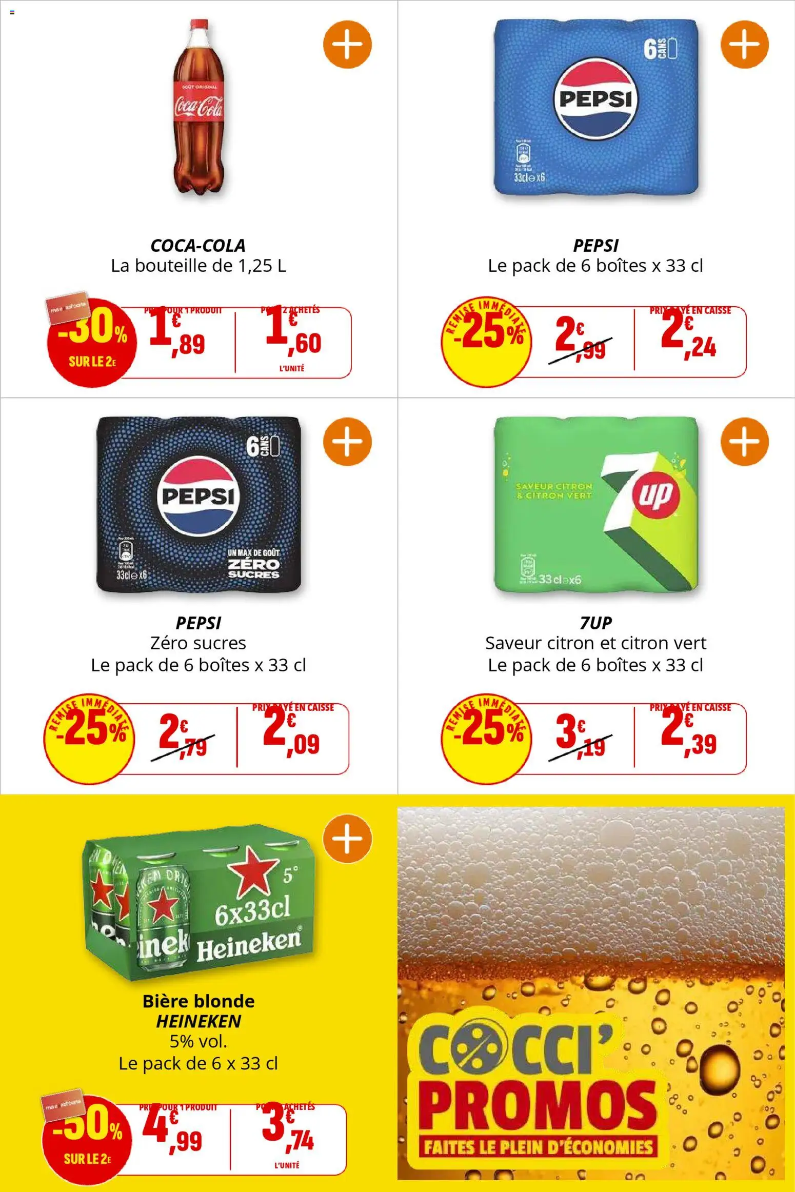 {H1} | Page: 35 | Produits: Citron, Bière blonde, Coca cola, Bière