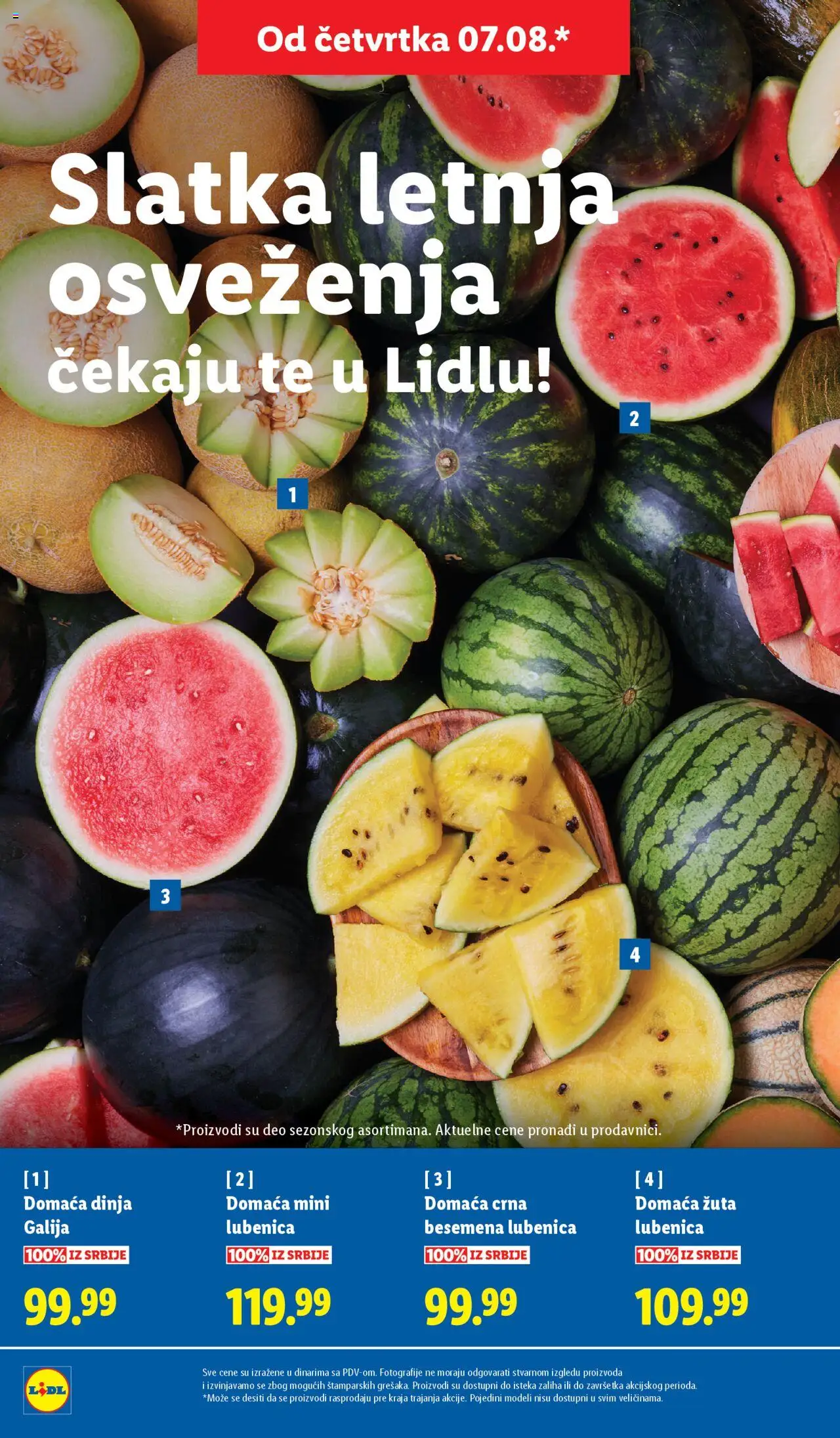 Lidl katalog - važi od 14.08.2025 | Strana: 10 | Proizvode: Lubenica