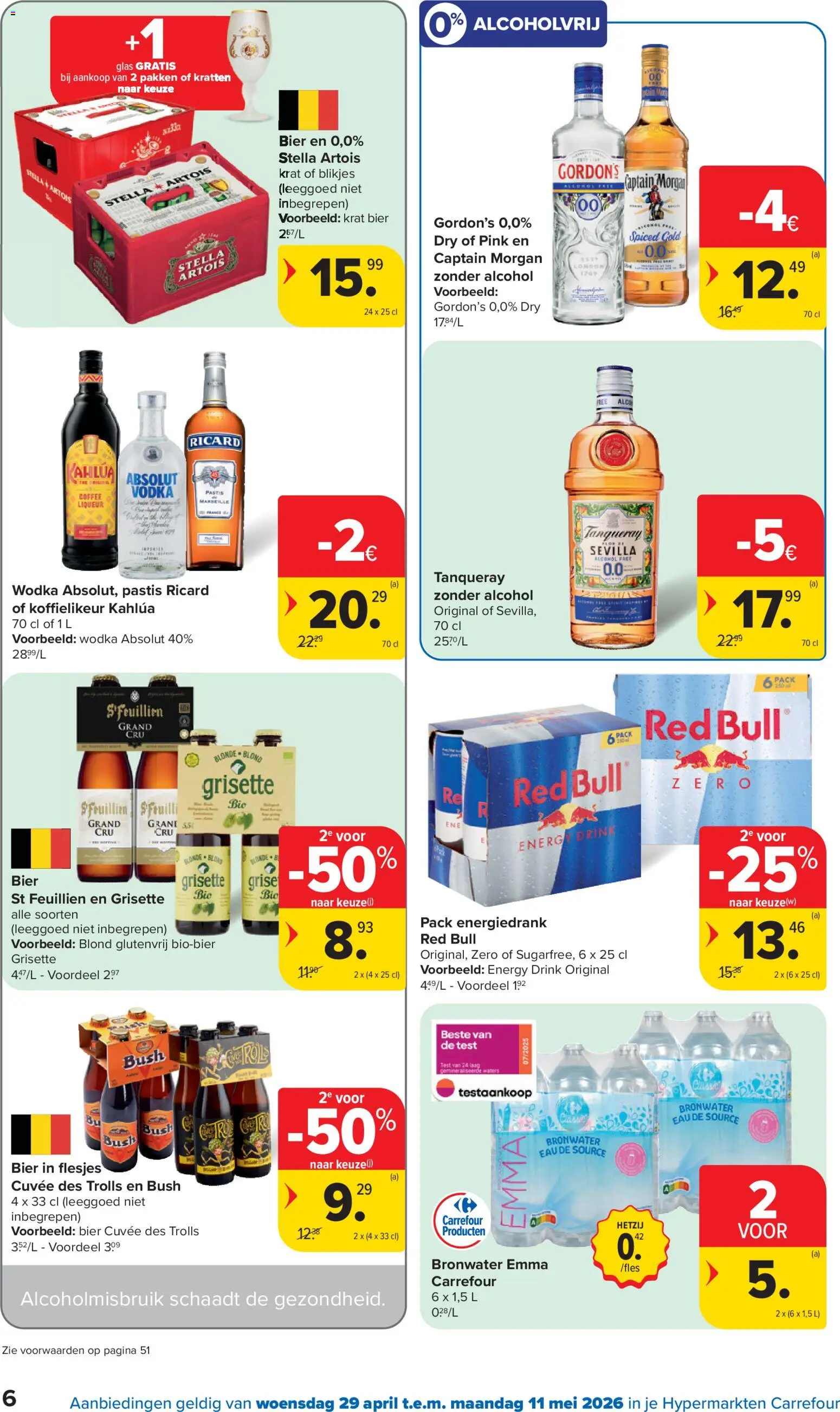 {H1} | Pagina: 6 | Producten: Bier, Red Bull, Alcohol, Beltéri ajtó