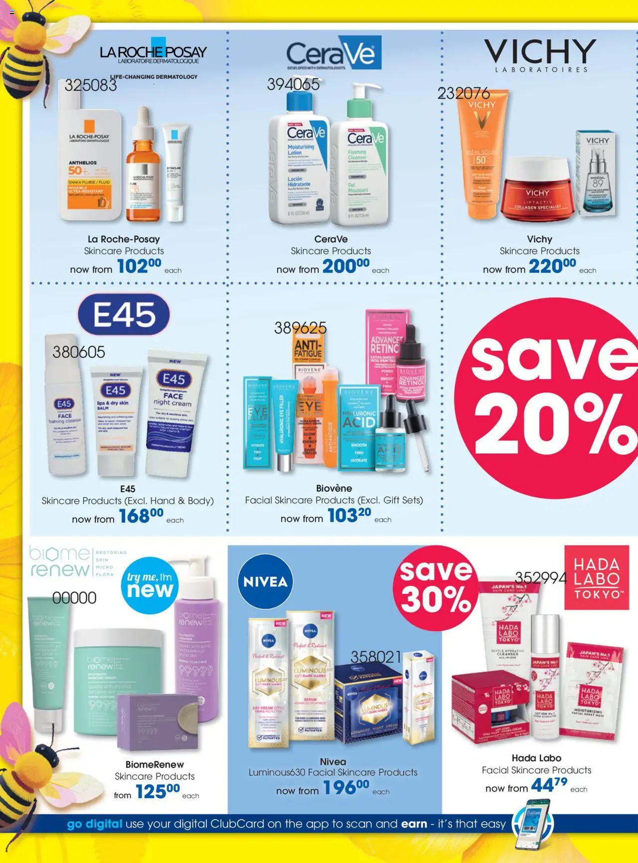 New Clicks catalogue – valid from 23.09.2025 | Page: 12 | Products: Serum, Night cream, Day cream, Lotion