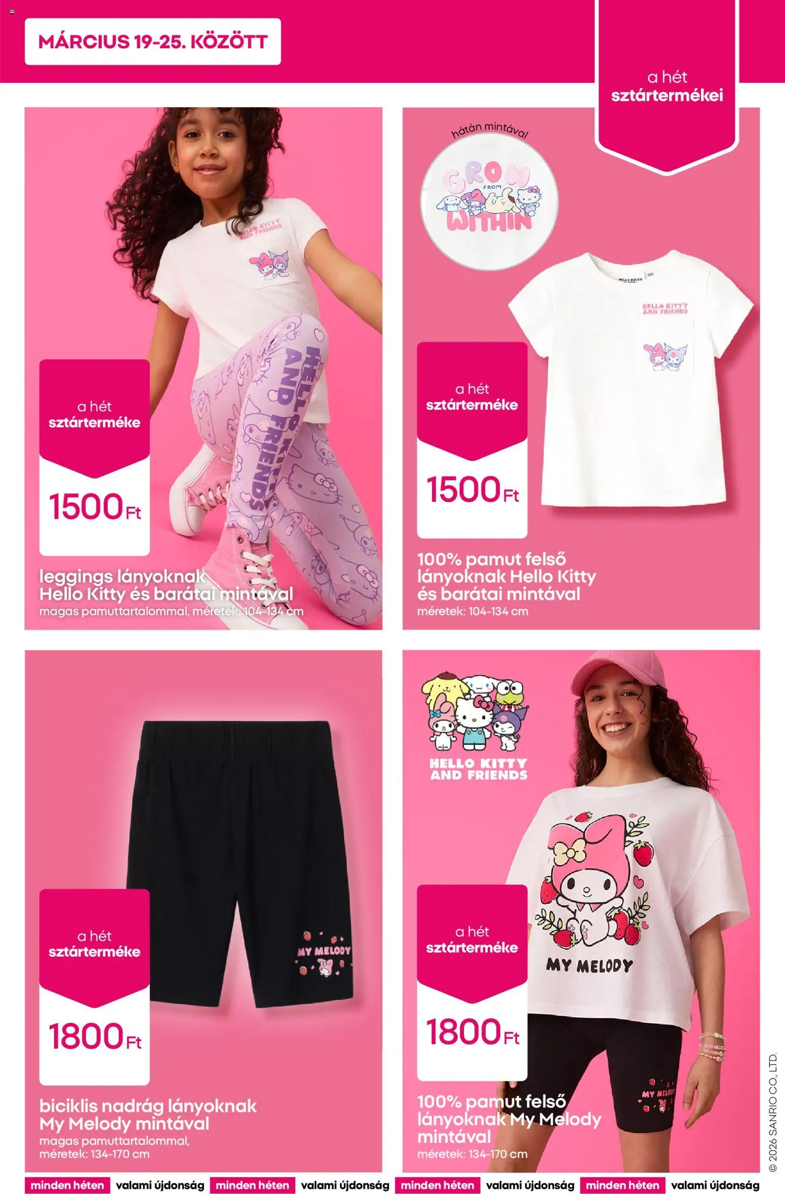 Pepco akciós ujság - amely érvényes a következő dátumtól: 19.03.2026 | Oldal: 5 | Termékek: Nadrág, Leggings