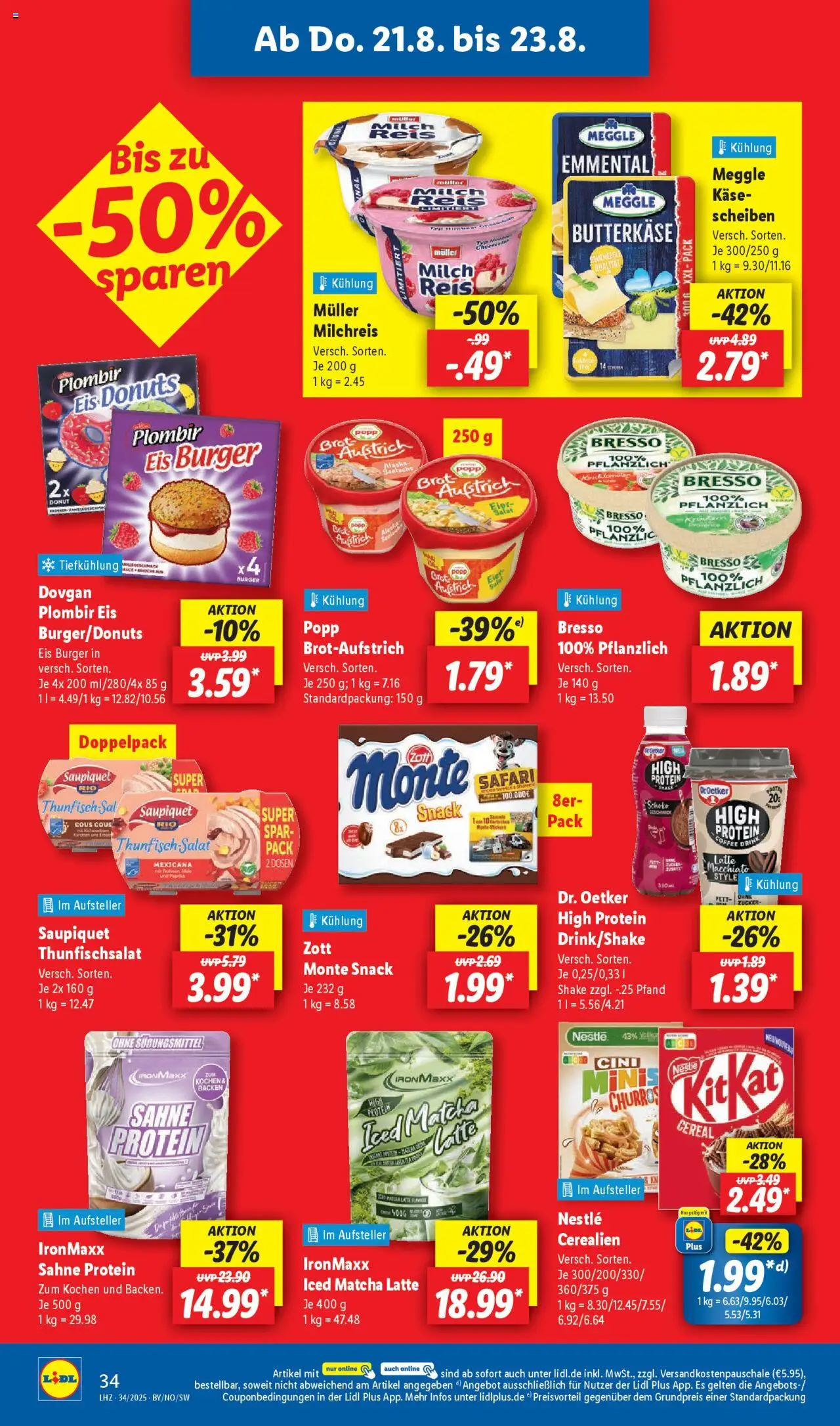Lidl Prospekt Brakel 	 - gültig ab dem 18.08.2025 | Seite: 58 | Produkte: Käse, Brot, Reis, Sahne