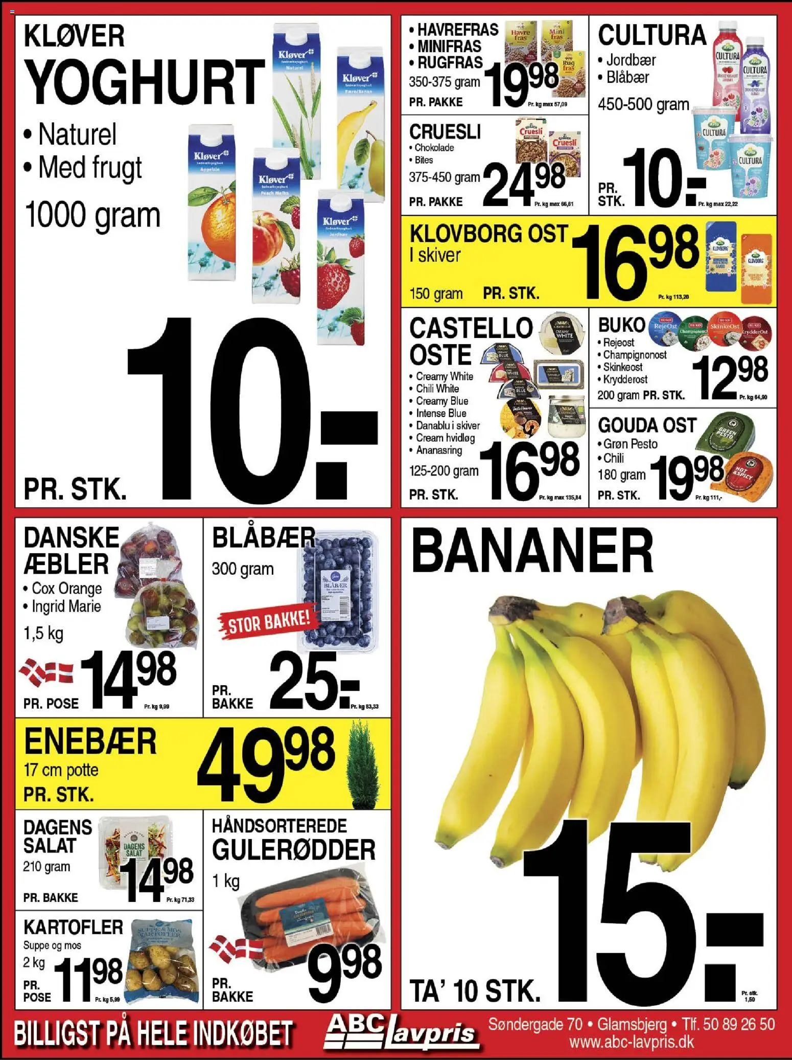 Abc Lavpris tilbudsavis – gyldig fra 29.10.2025 | Side: 7 | Produkter: Ost, Yoghurt, Jordbær, Salat