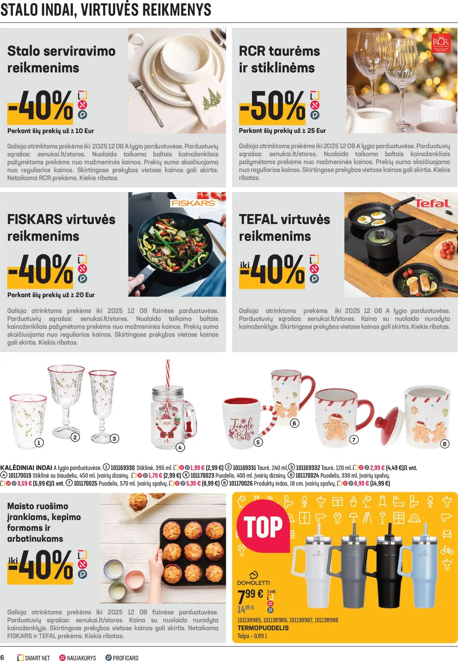 Senukai akcijos nuo 12.11.2025 | Puslapis: 6 | Prekių: Indai