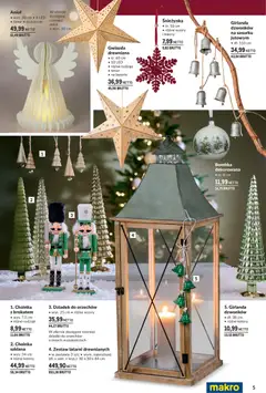 Pogląd oferty "Makro Gazetka - Świąteczne dekoracje" - ważna od 02.11.2025 | Strona: 5 | Produkty: Choinka, Baterie