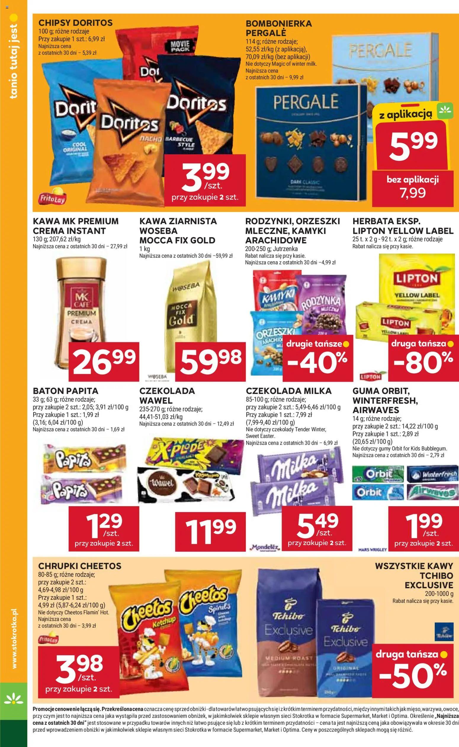 Stokrotka gazetka od 05.03.2026 | Strona: 36 | Produkty: Kawa ziarnista, Bombonierka, Czekolada, Herbata