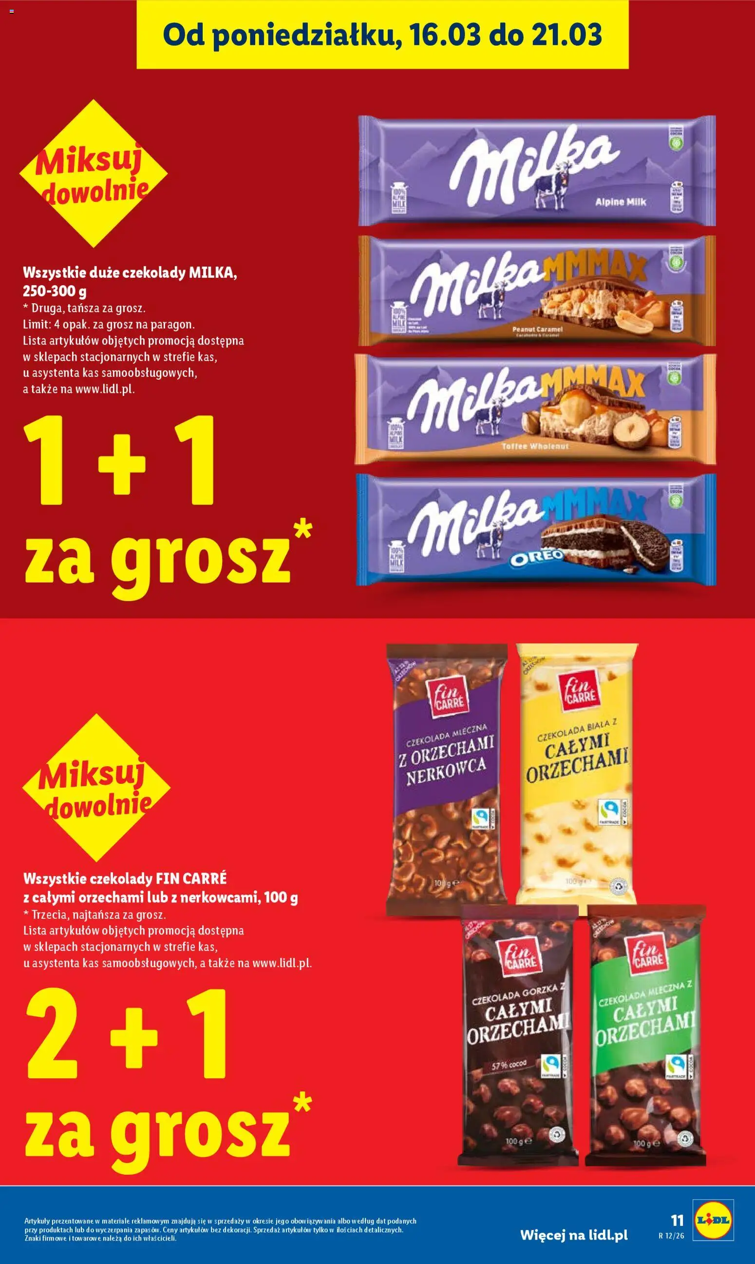 Lidl Polsko leták od 19.03.2026 | Strana: 11 | Produkty: Milka, Oreo