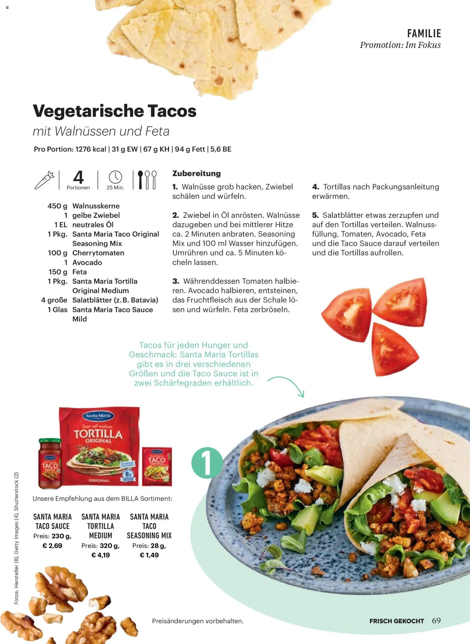 Billa  Frisch Gekocht gültig ab 01.11.2025 | Seite: 65 | Produkte: Avocado, Wasser, Öl, Tomaten