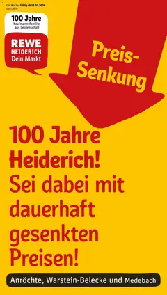 Rewe prospekt Warstein / Belecke	 ab 22.02.2026 gültig