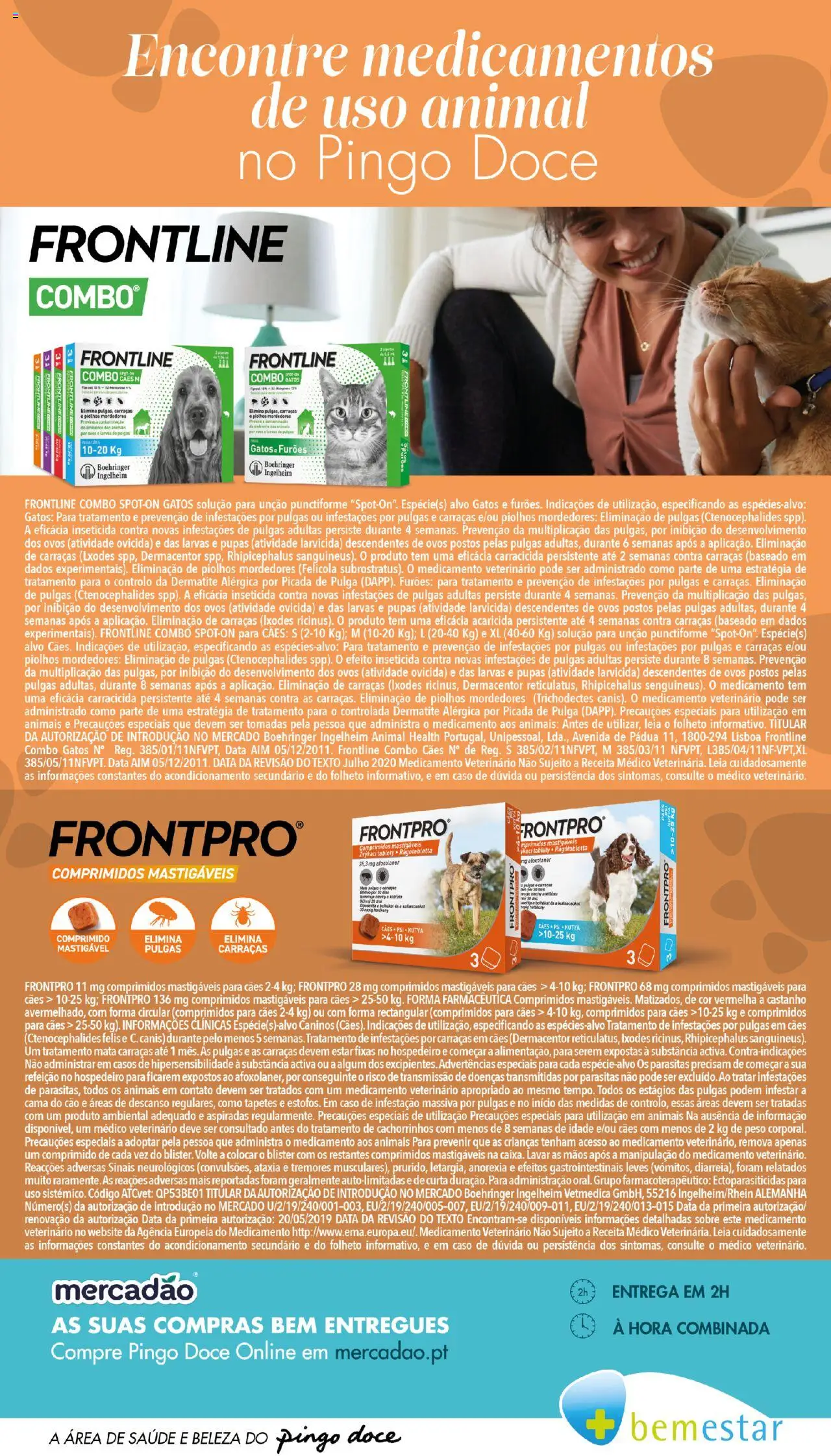 Pingo Doce Catálogo-Medicamentos não sujeitos a receita médica │ válido de 15.07.2024 | Página: 4 | Produtos: Inseticida, Cama, Ovos
