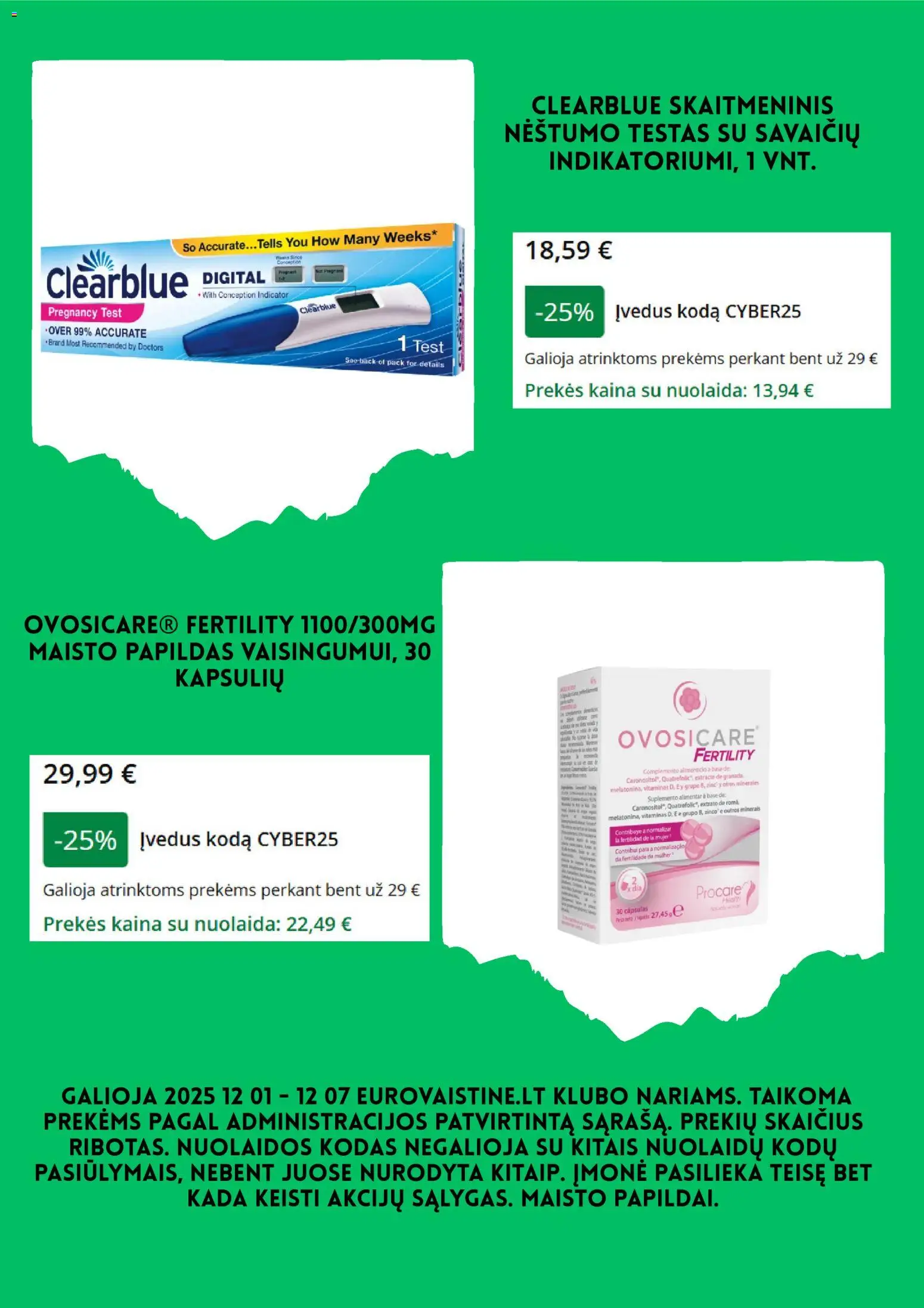 EUROVAISTINĖ akcijos nuo 01.12.2025 | Puslapis: 5