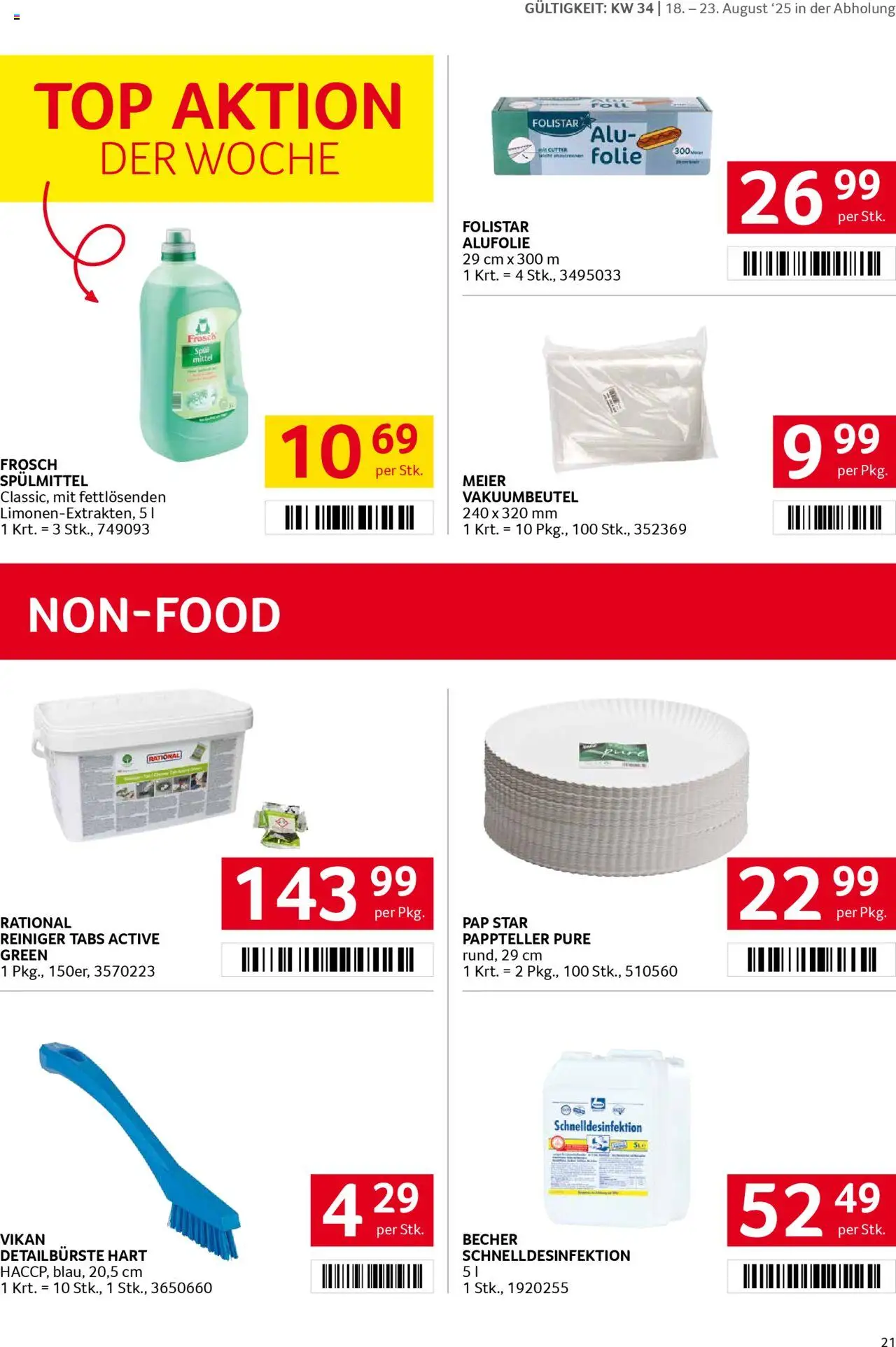 Transgourmet Flugblatt gültig ab 17.08.2025 | Seite: 20 | Produkte: Cutter