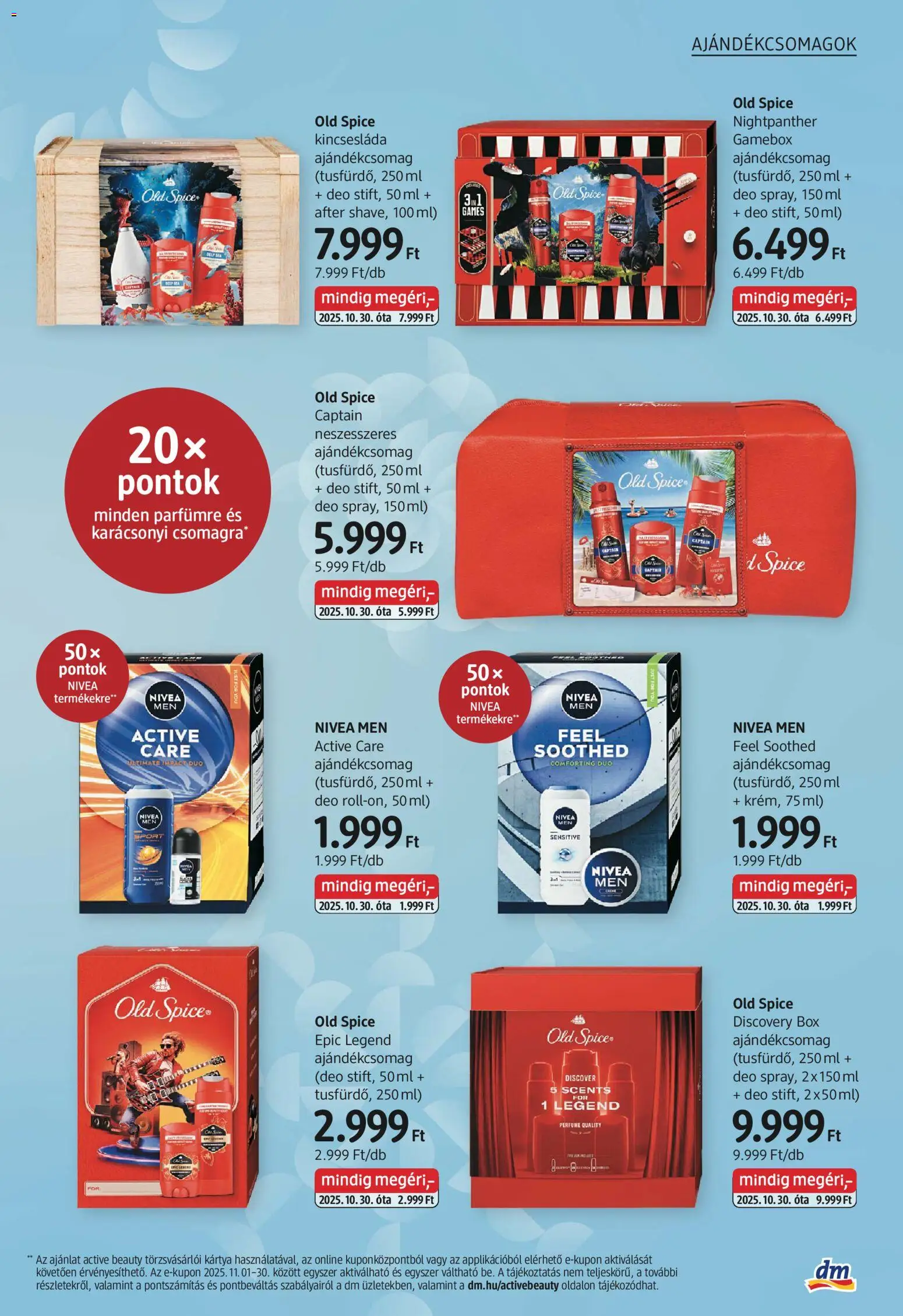 DM Drogerie Markt akciós ujság - amely érvényes a következő dátumtól: 30.10.2025 | Oldal: 19 | Termékek: Old spice