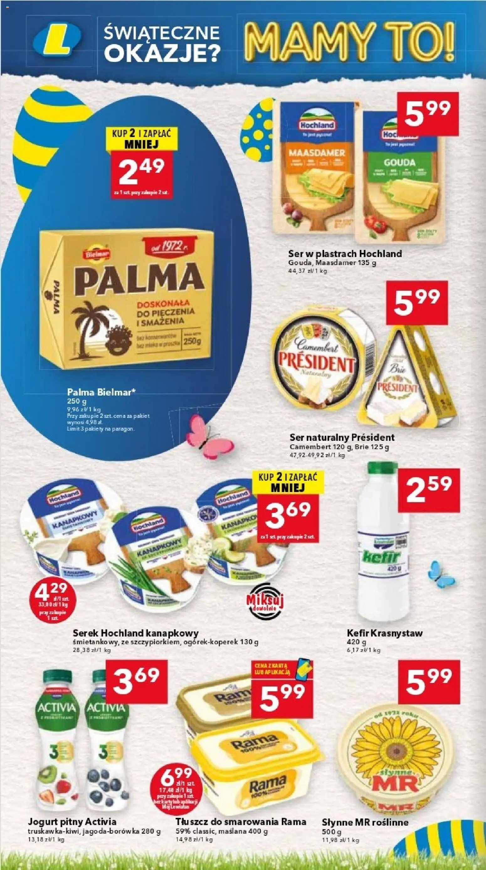 Lewiatan gazetka - Katowice od 12.03.2026 | Strona: 6 | Produkty: Kefir, Jogurt pitny, Camembert, Ser