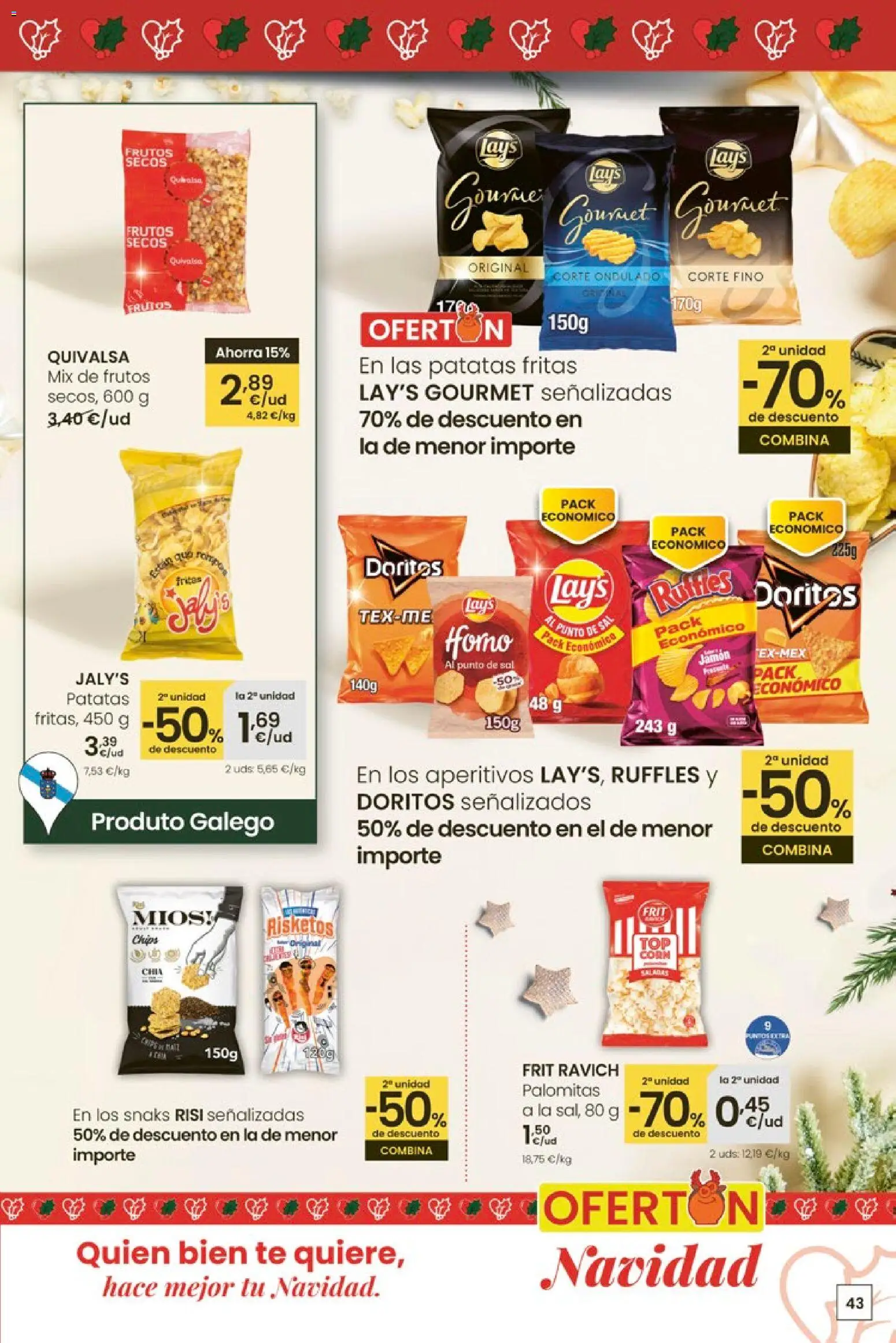 Eroski - Nadal │ válido desde el 18.12.2025 | Página: 43 | Productos: Jamón, Frutos secos, Té, Horno