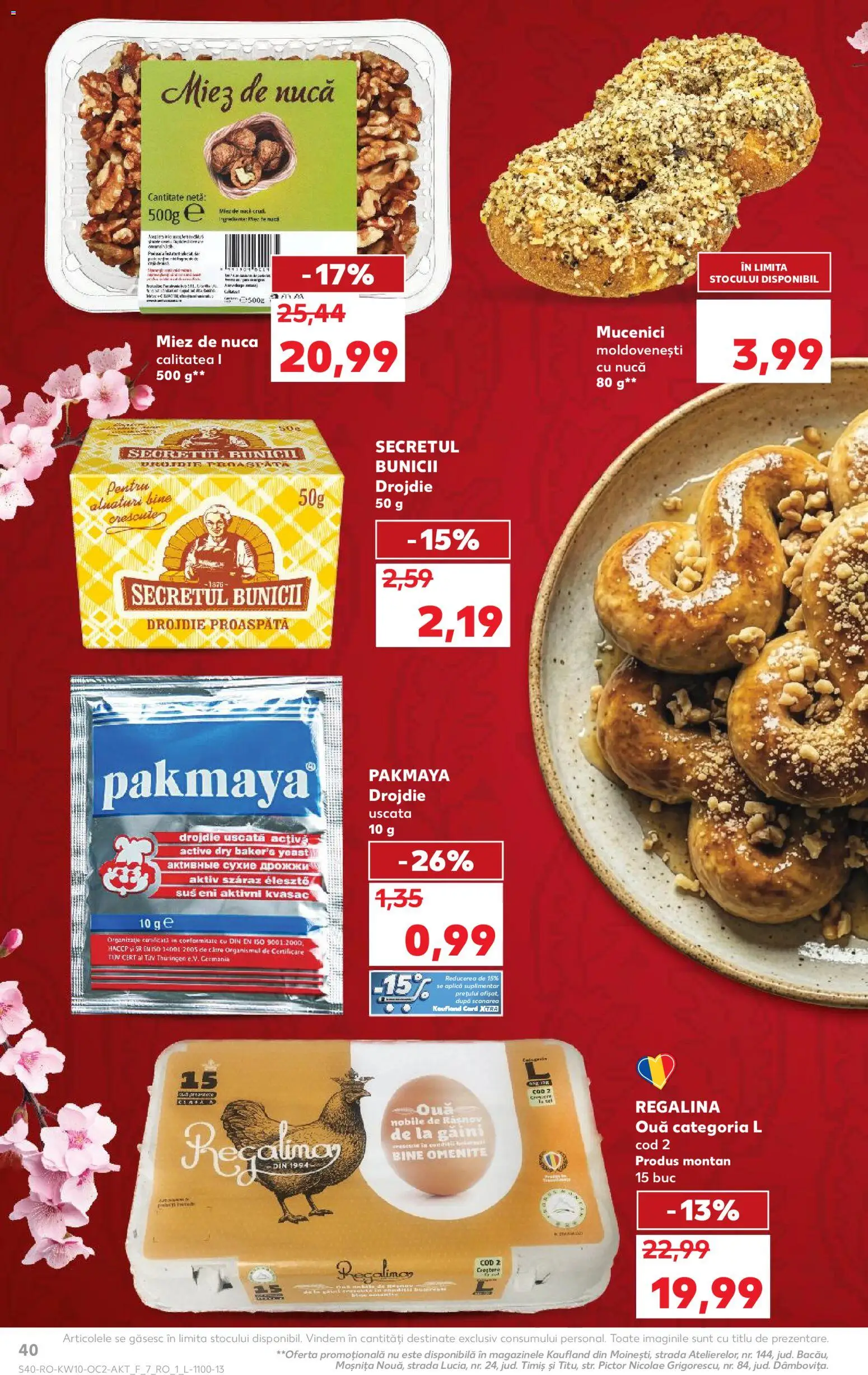 Noul catalog Kaufland – valabil de la 04.03.2026 | Pagină: 40 | Produse: Ouă