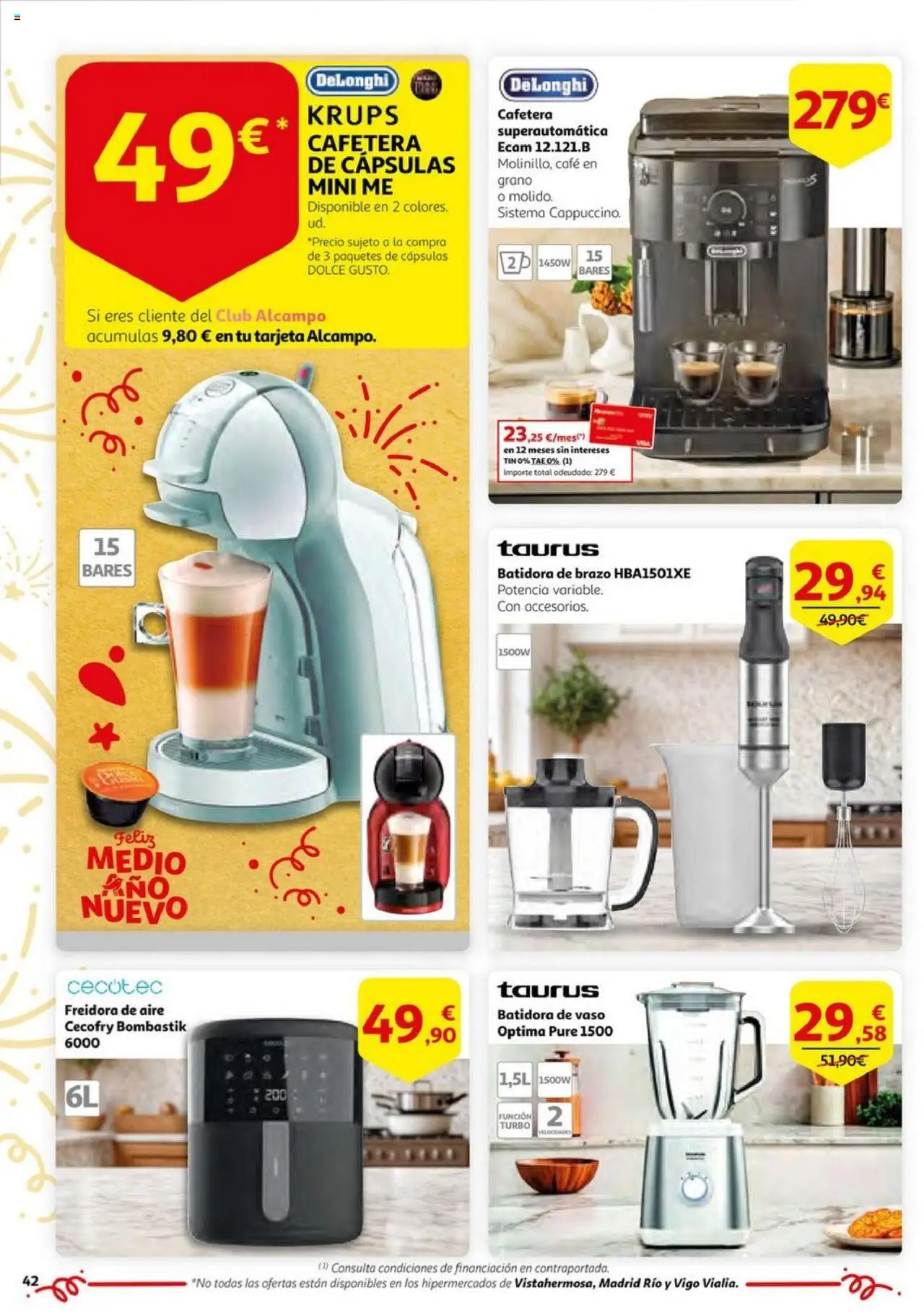 Alcampo - HG Unificado Nacional  │ válido desde el 03.06.2025 | Página: 42 | Productos: Café, Café en grano, Cafetera, Freidora