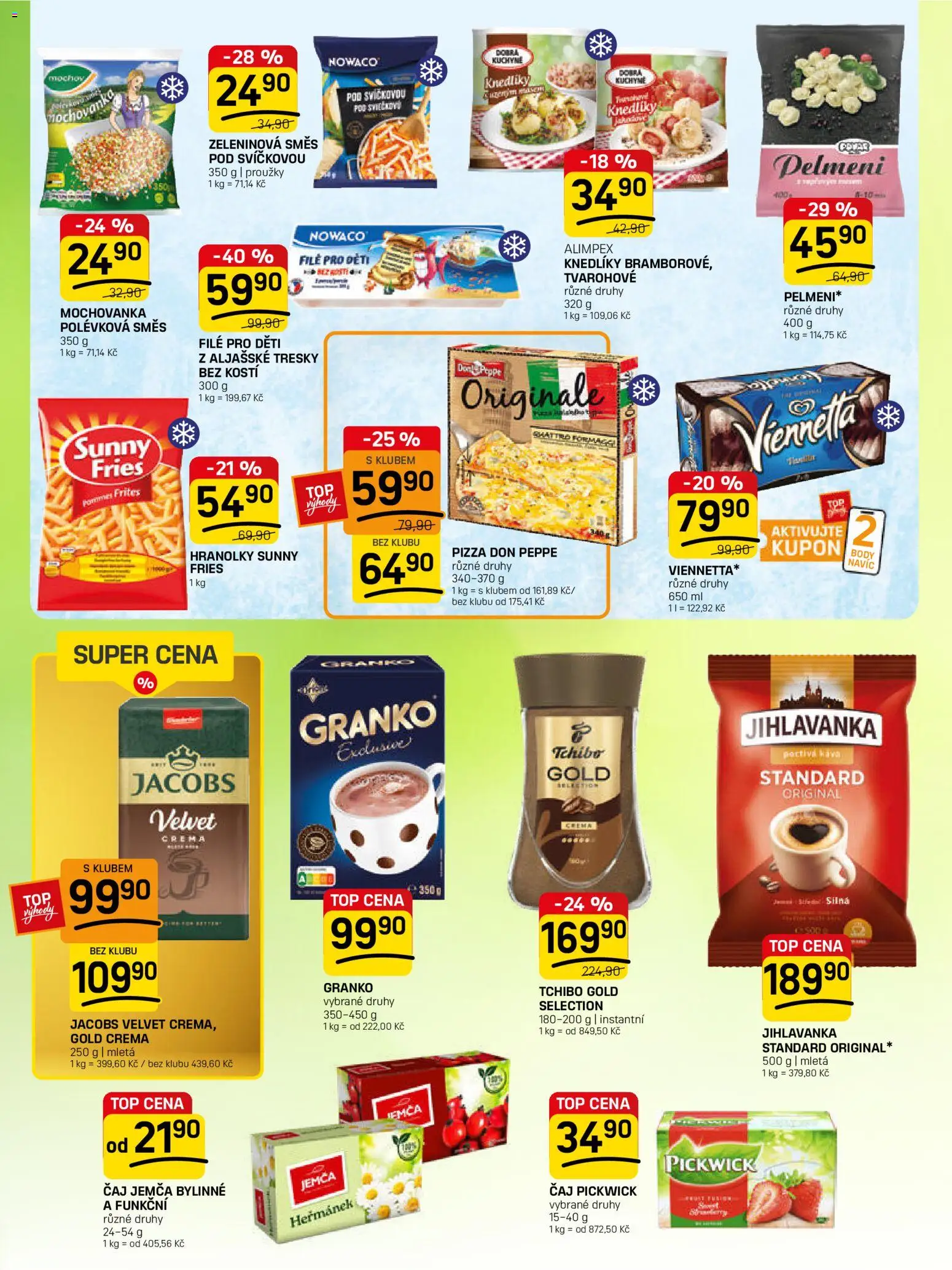 Flop leták - FlopTop od 21.01.2026 | Strana: 11 | Produkty: Pizza, Hranolky, Pelmeni, Tchibo Gold