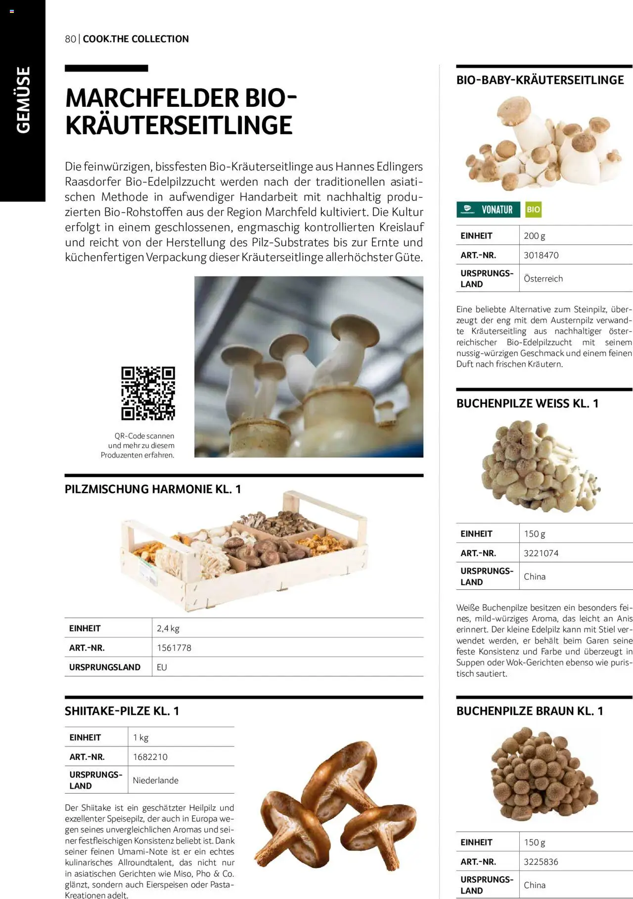 Transgourmet Cook Look-Book gültig ab 01.09.2023 | Seite: 80 | Produkte: Pasta, Gemüse, Tisch, Duft