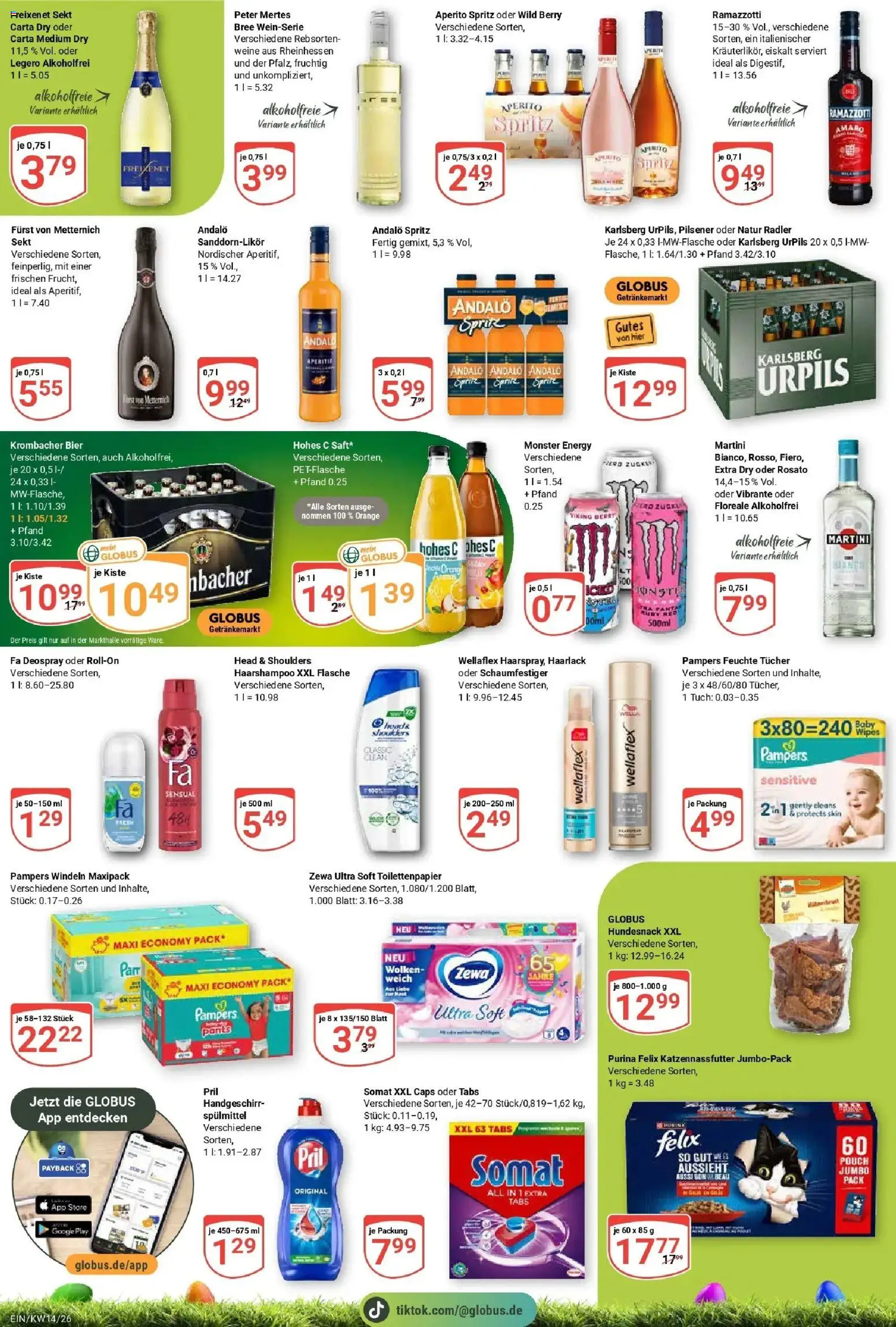 Globus prospekt Homburg-Einöd	 – gültig ab 30.03.2026 | Seite: 11 | Produkte: Furst von metternich, Sprite, Monster, Pril