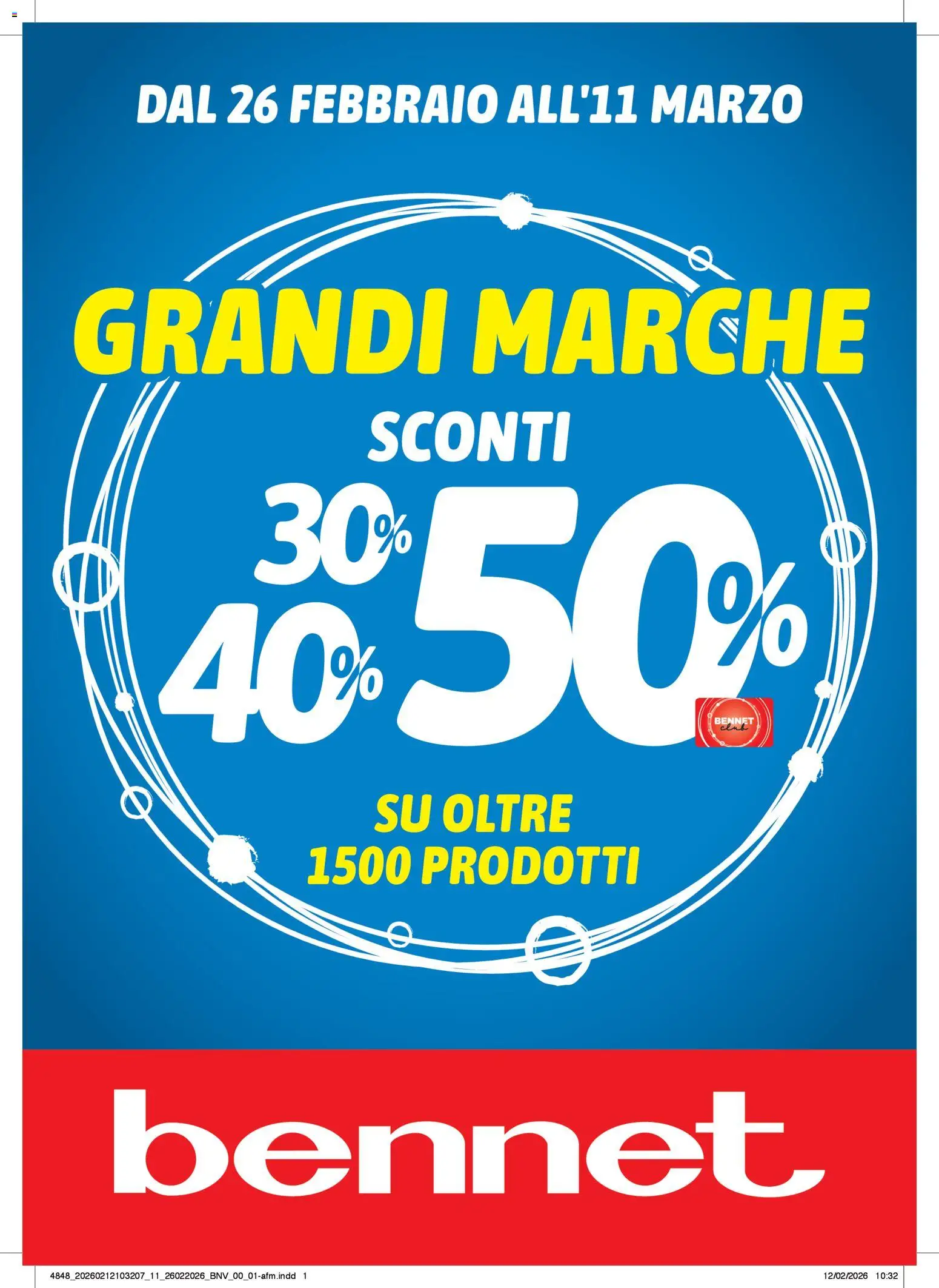 Volantino bennet del 26.02.2026 | Pagina: 1