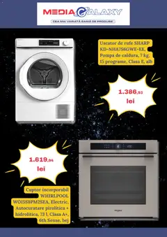Ofertele Media Galaxy valabile de la 06.11.2025 | Pagină: 6 | Produse: Uscător, Cuptor