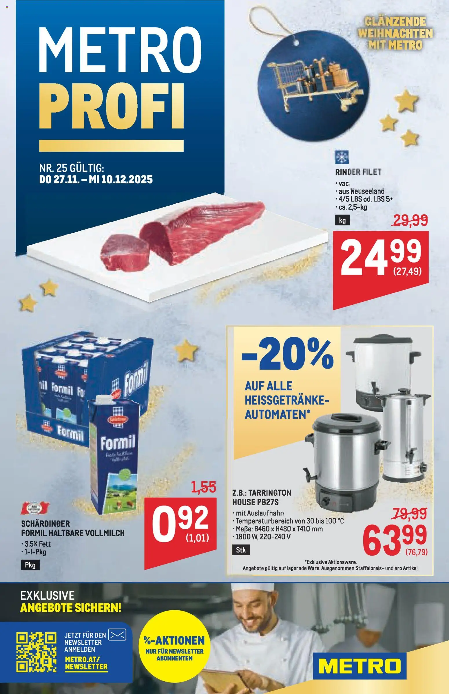 Metro angebote Profi gültig ab 27.11.2025 | Seite: 1