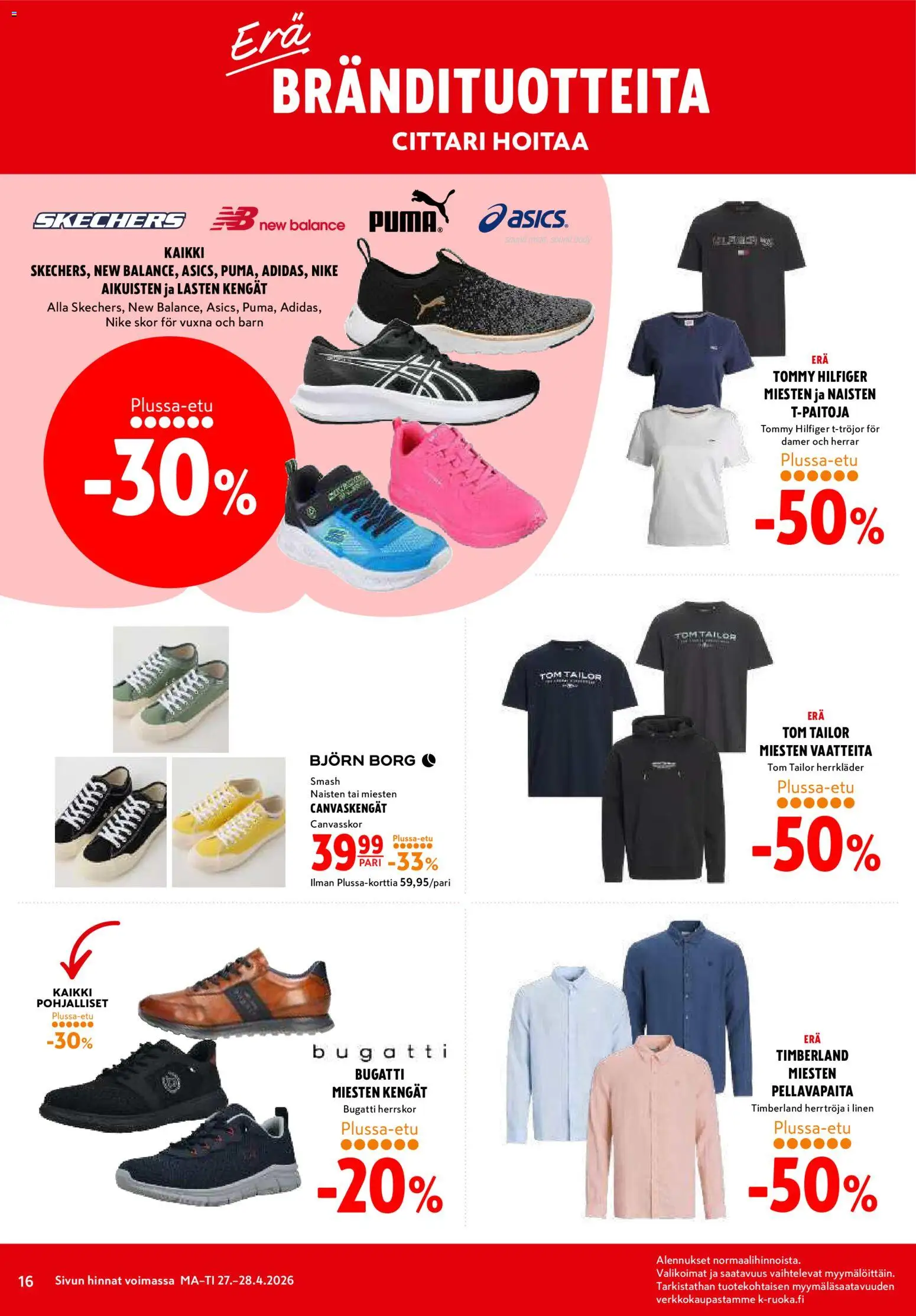 K-Citymarket tarjoukset – voimassa 27.04.2026 alkaen | Sivu: 16