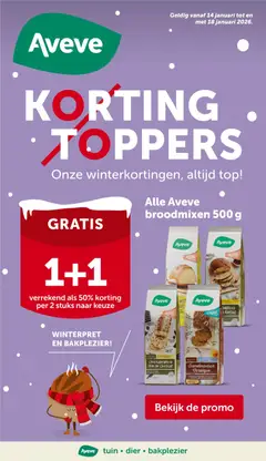 Aveve folder - Voorbeeld van een folder van Aveve, geldig van 14.01.2026