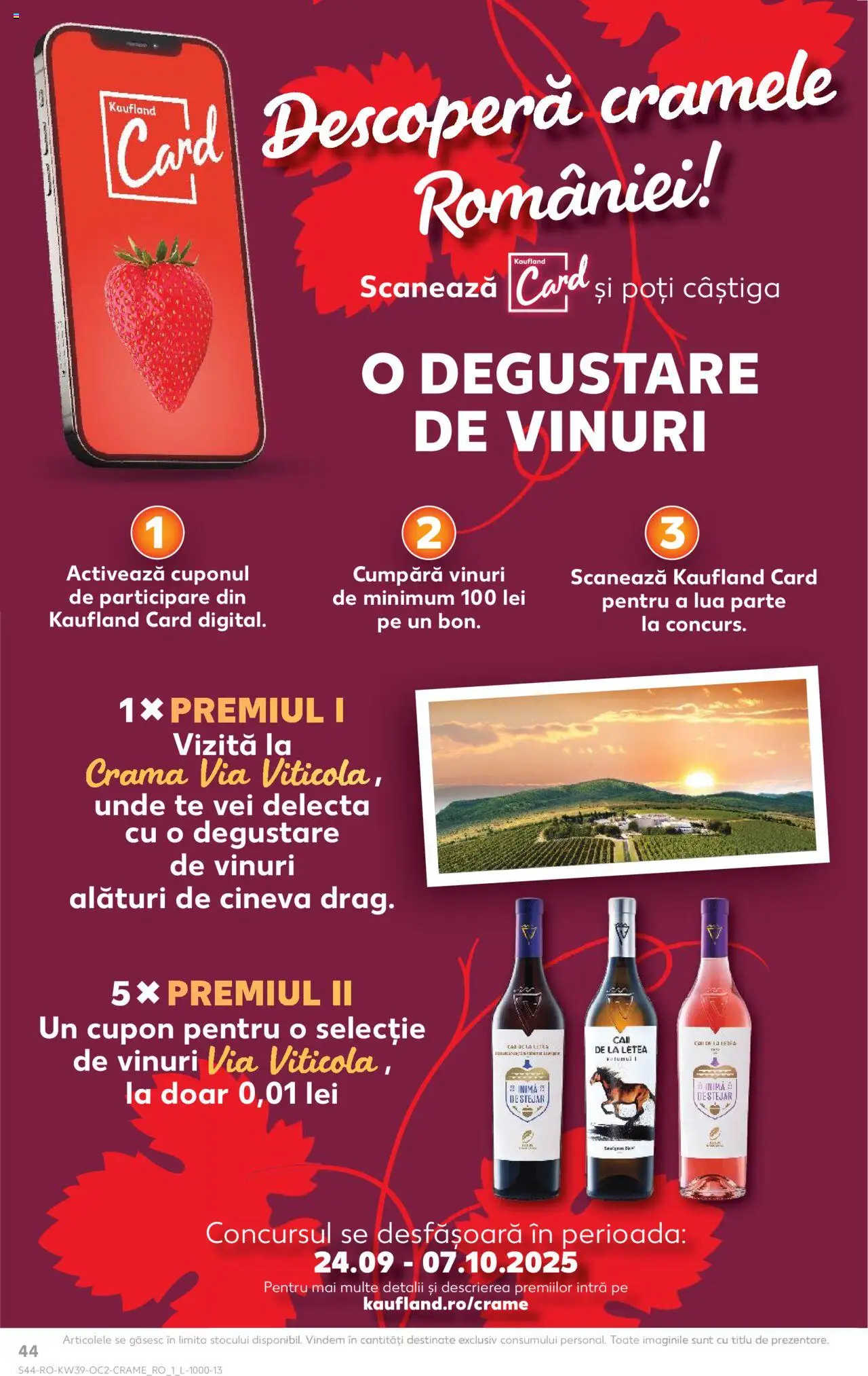 Kaufland RO akciós ujság - amely érvényes a következő dátumtól: 24.09.2025 | Oldal: 44
