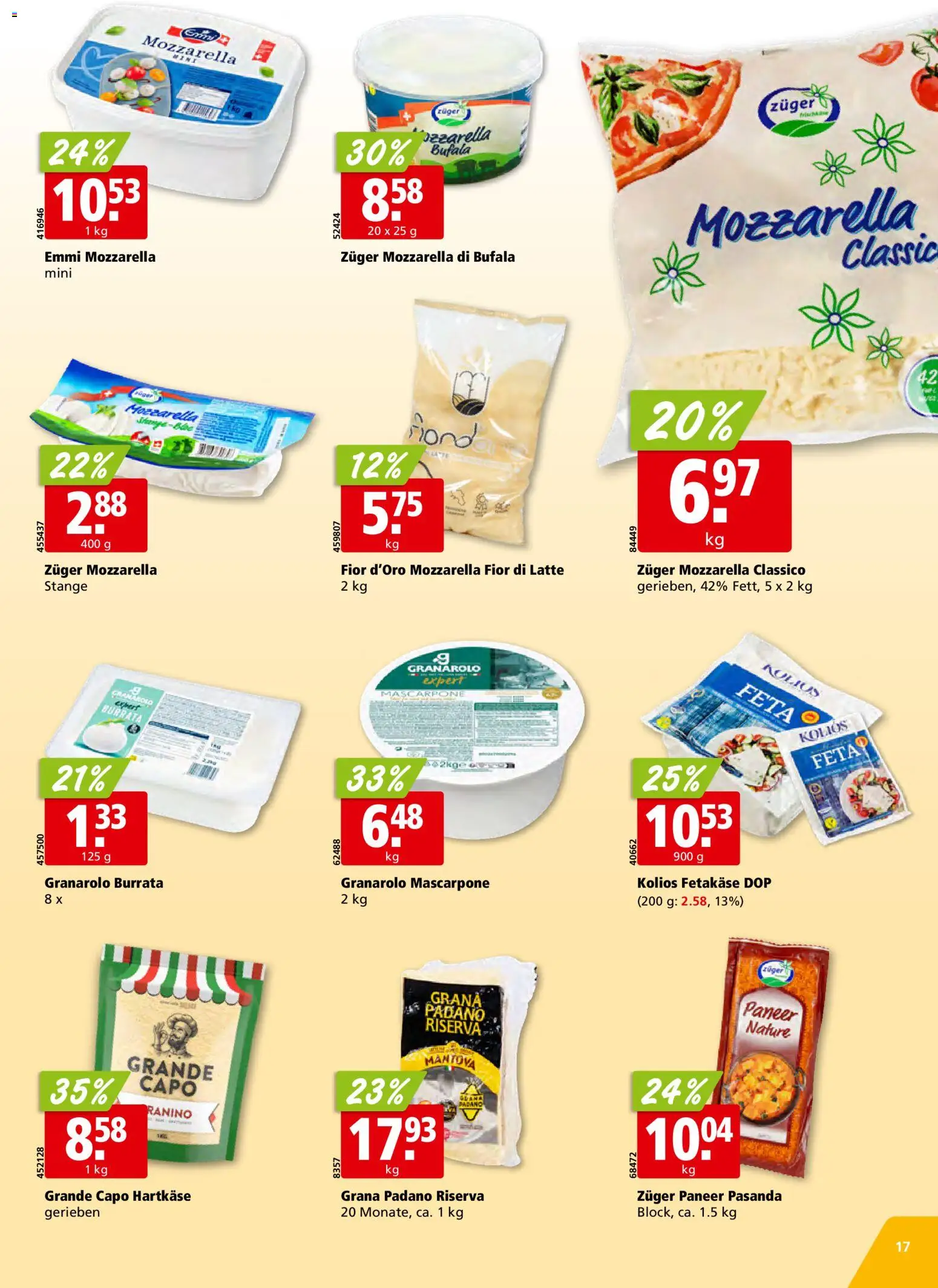 Aligro aktionen – gültig ab 30.03.2026 | Seite: 17 | Produkte: Feta, Mascarpone, Fennikel