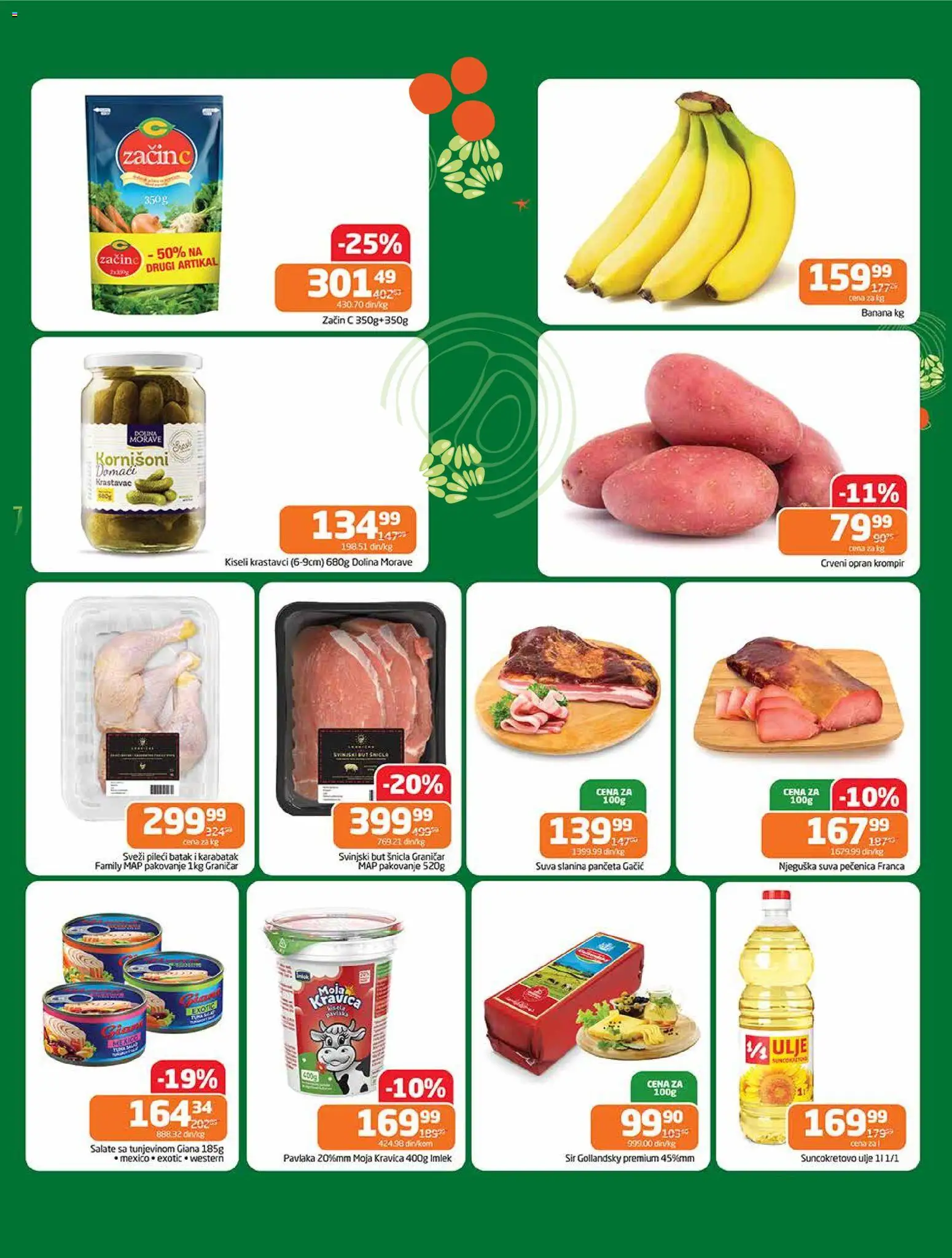 Gomex katalog - važi od 07.01.2026 | Strana: 2 | Proizvode: Krastavac, Krastavci, Panceta, Krompir