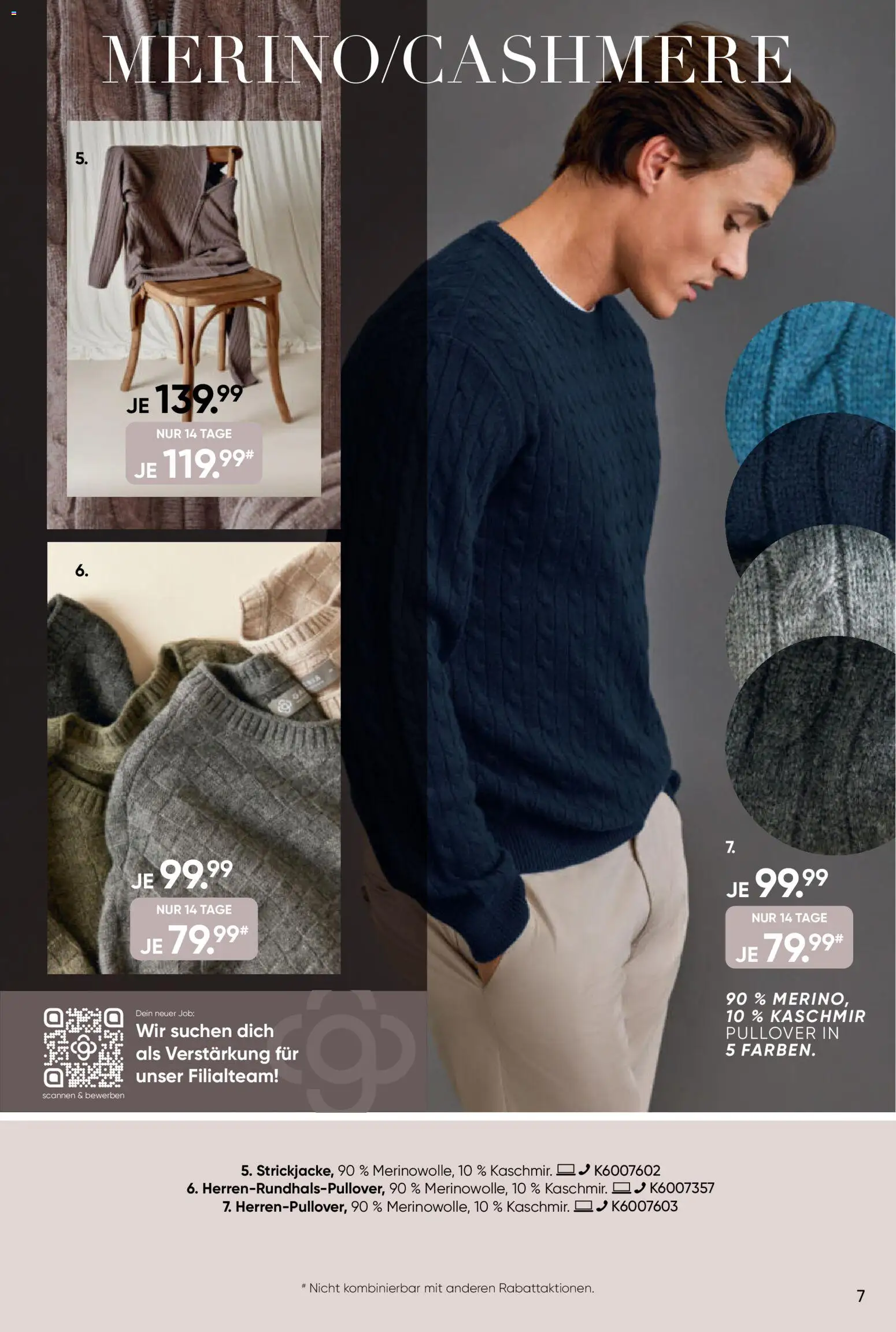 Galeria Karstadt Kaufhof Prospekt 	 – gültig ab 13.11.2025 | Seite: 7 | Produkte: Pullover