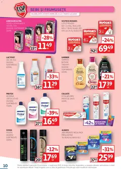 Ofertele Auchan valabile de la 22.10.2025 | Pagină: 10 | Produse: Duș, Pastă de dinți, Scutece, Propolis