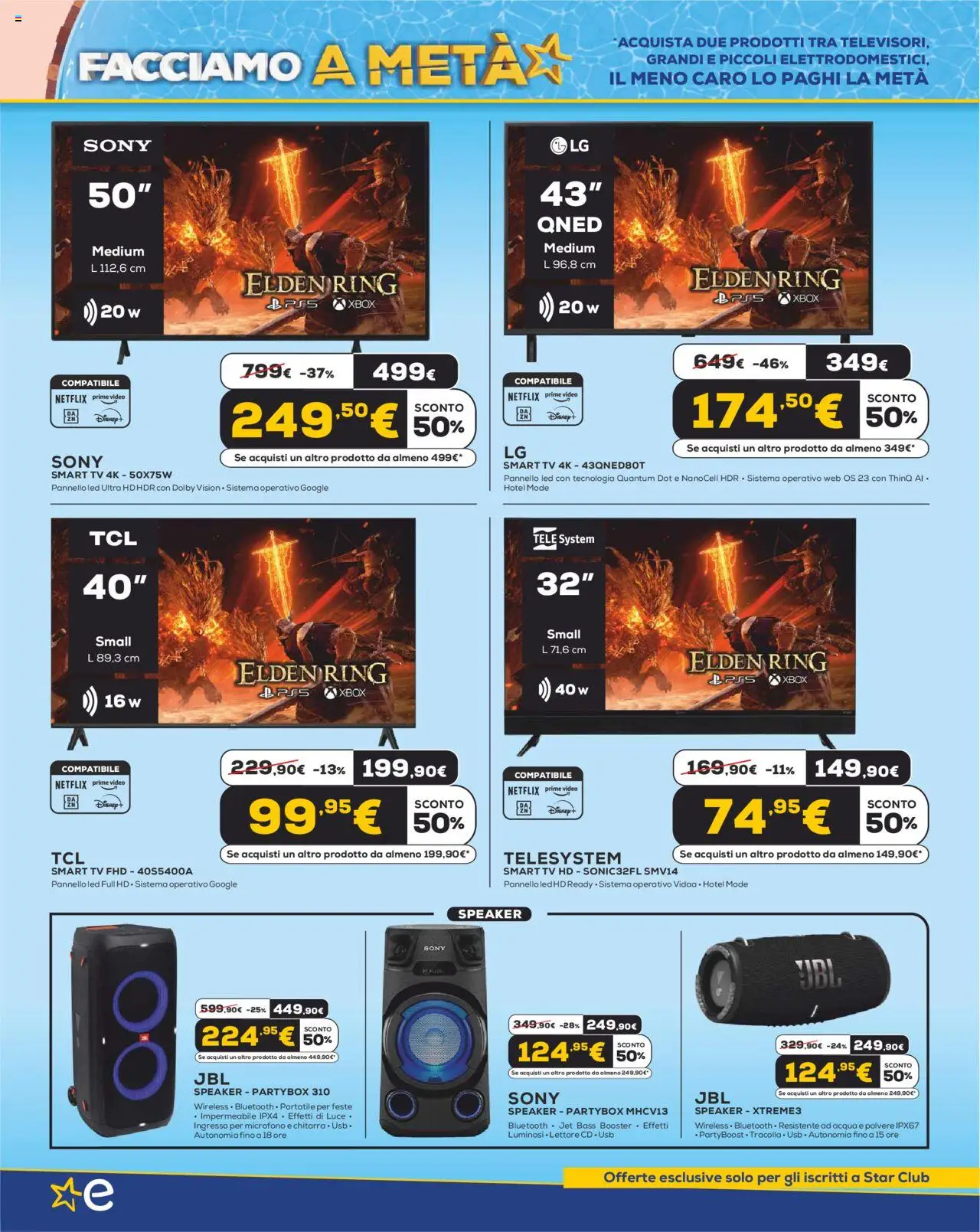 Volantino Euronics del 05.06.2025 | Pagina: 4 | Prodotti: TV, Xbox, Microfono, Speaker