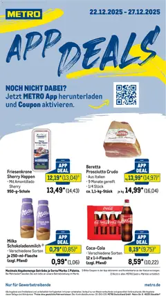 Metro - App-Deals ab 22.12.2025 gültig