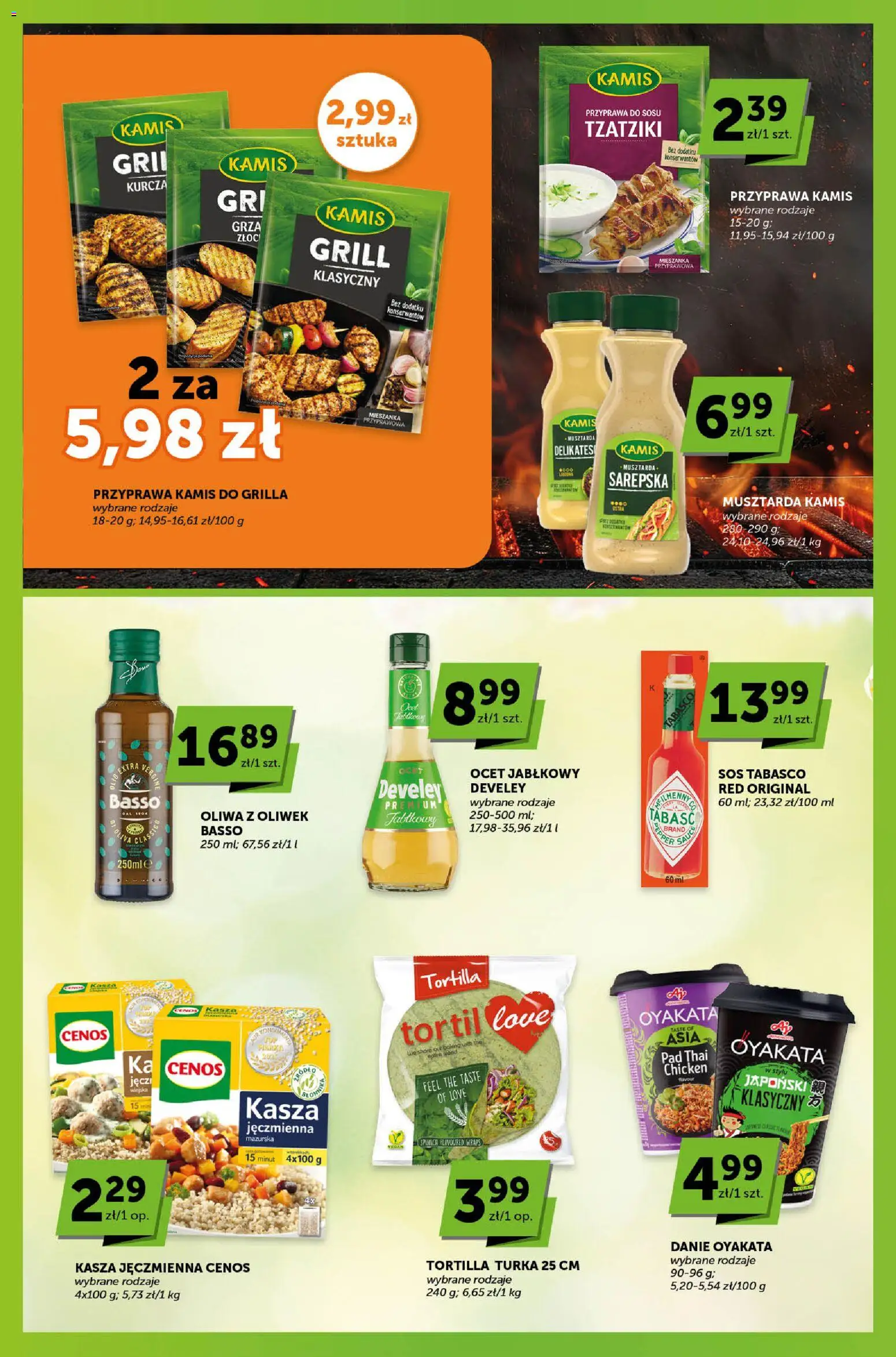 Euro Sklep gazetka - Sprawdź, co więcej od 16.04.2026 | Strona: 3 | Produkty: Kasza, Oliwa z oliwek, Tabasco, Sos tabasco