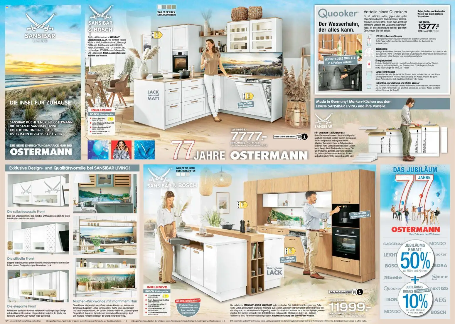 Ostermann Prospekt 	 – gültig ab 21.02.2026 | Seite: 7 | Produkte: Geschirrspüler, Einbauküche, Wlan router, Pasta