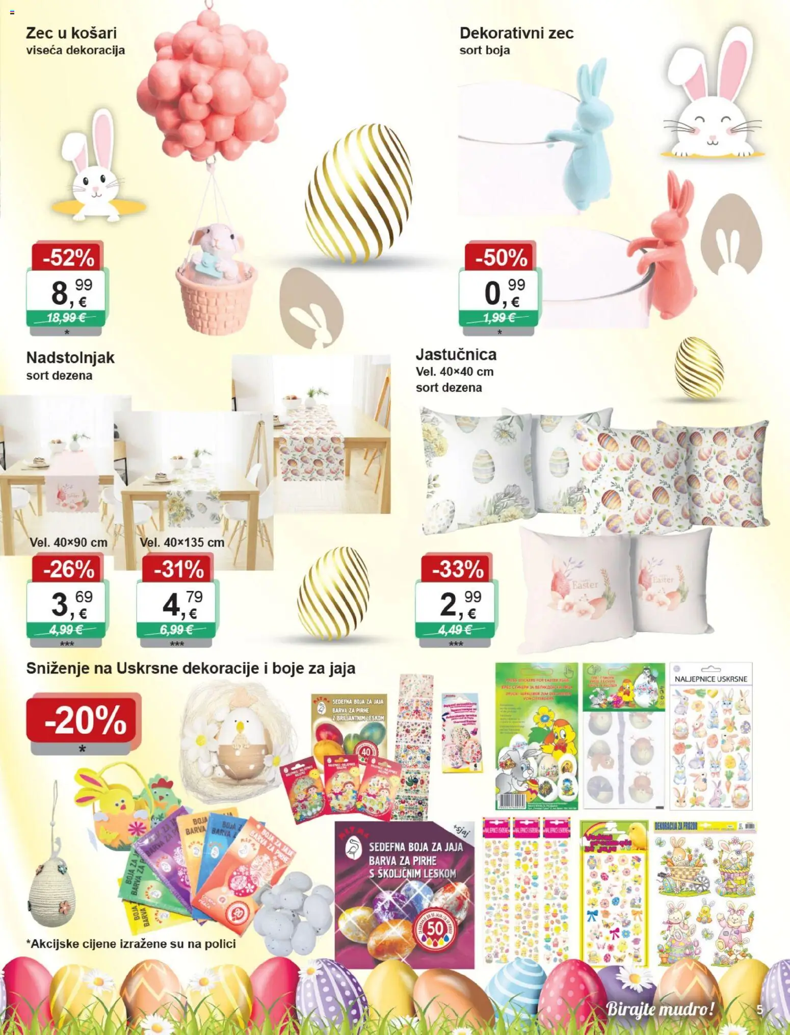 KTC katalog | vrijedi od 25.03.2026 | Stranica: 5 | Proizvodi: Jaja, Jastučnica