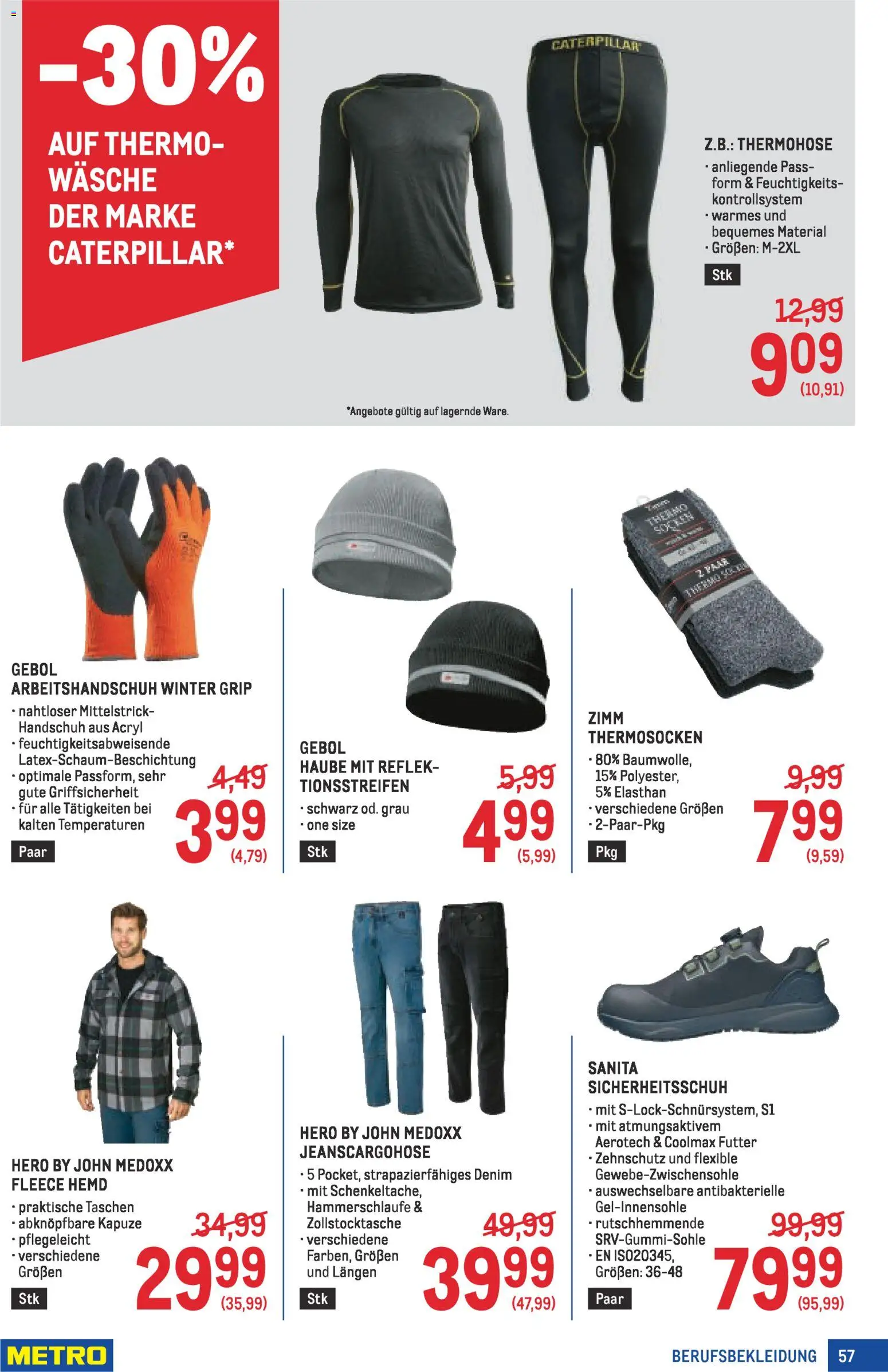 Metro Profi gültig ab 05.02.2026 | Seite: 57 | Produkte: Hemd, Socken
