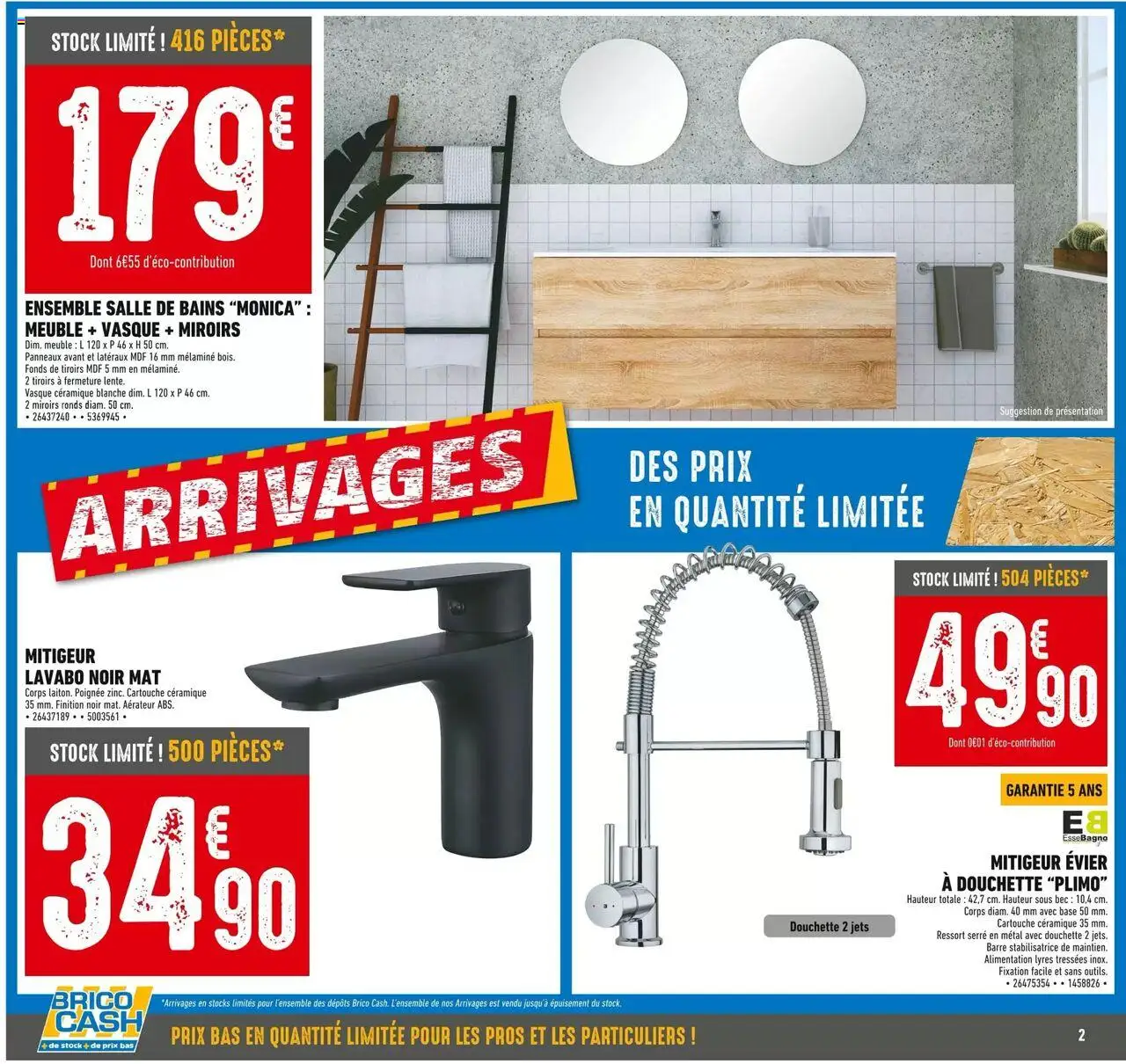  | Page: 2 | Produits: Base, Lavabo, Tiroirs, Cartouche