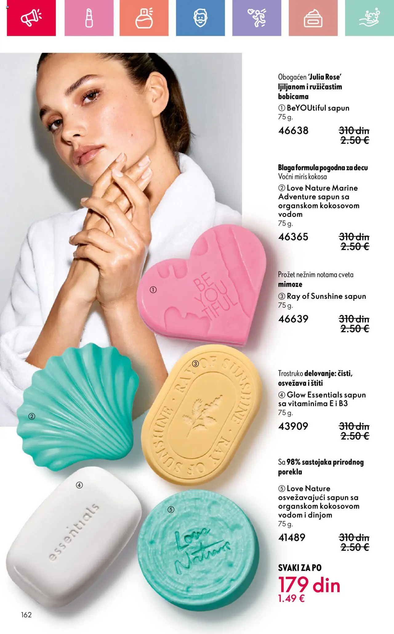 Oriflame katalog - važi od 03.08.2025 | Strana: 162 | Proizvode: Miris, Sapun