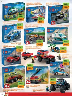 Náhled letáku Dráčik leták od 03.10.2025 | Strana: 82 | Produkty: Monster, LEGO, Police, Karty